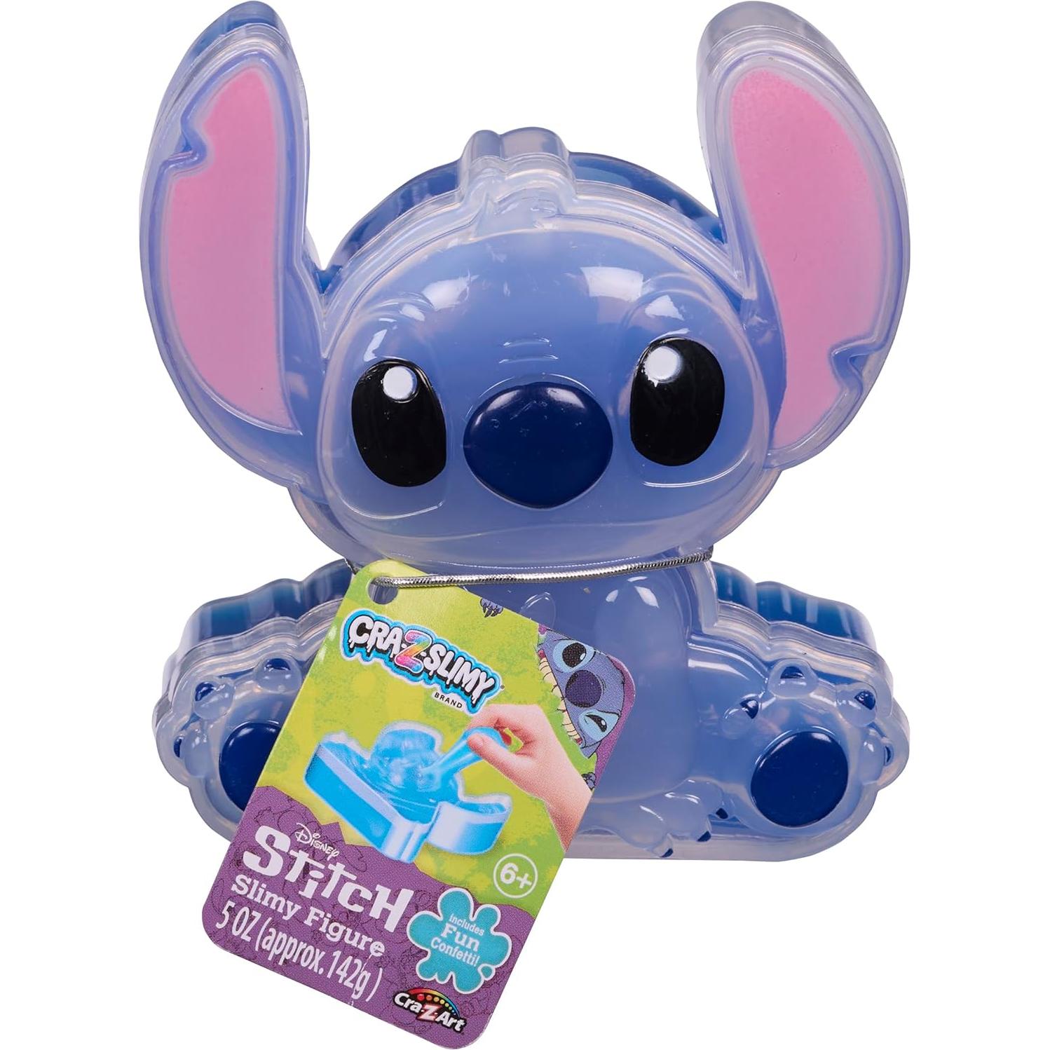 Slime Cra-Z-Slimy Stitch - Azul Brillante con Confeti