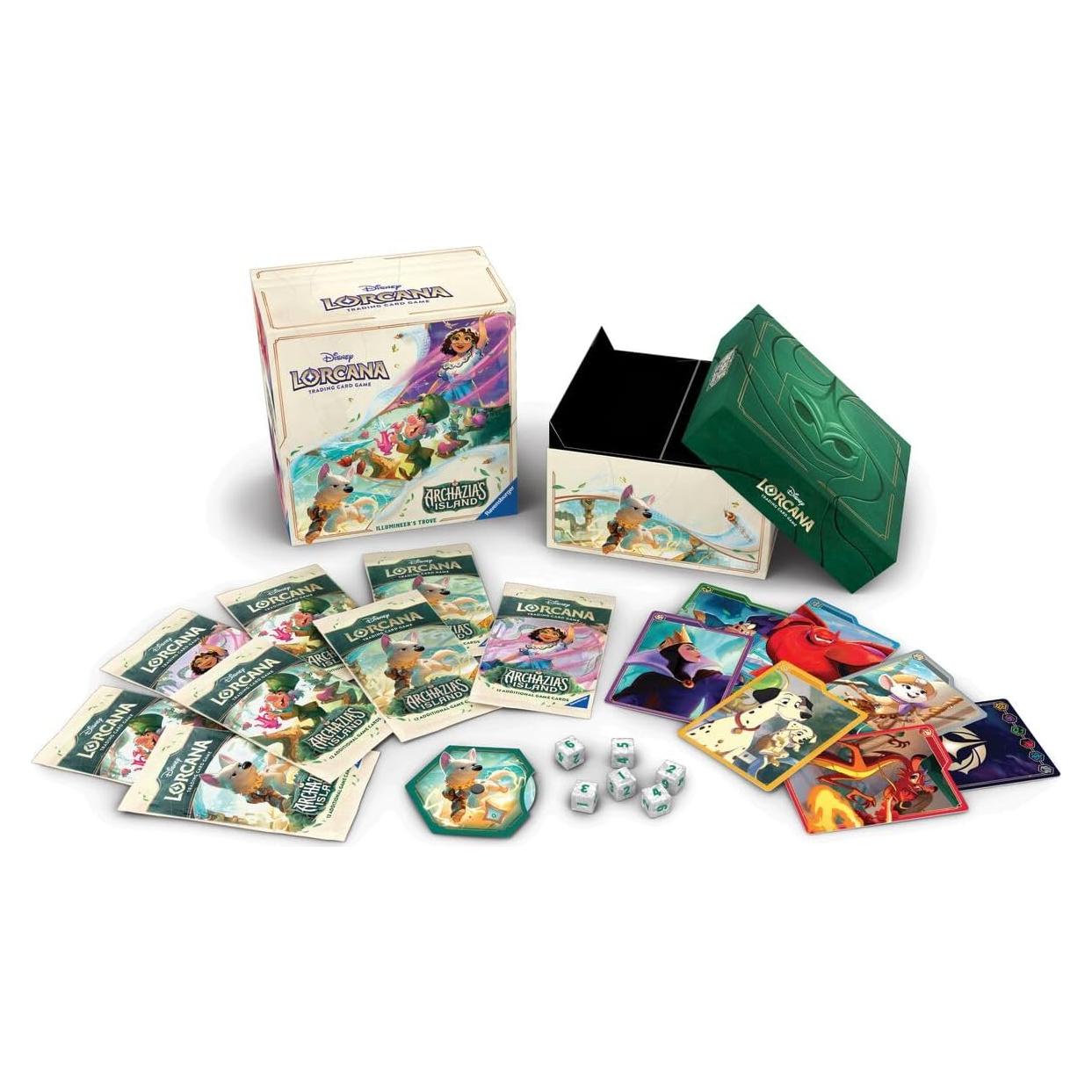 Trove del Iluminador Ravensburger para Disney Lorcana | Almacenamiento y 8 Paquetes