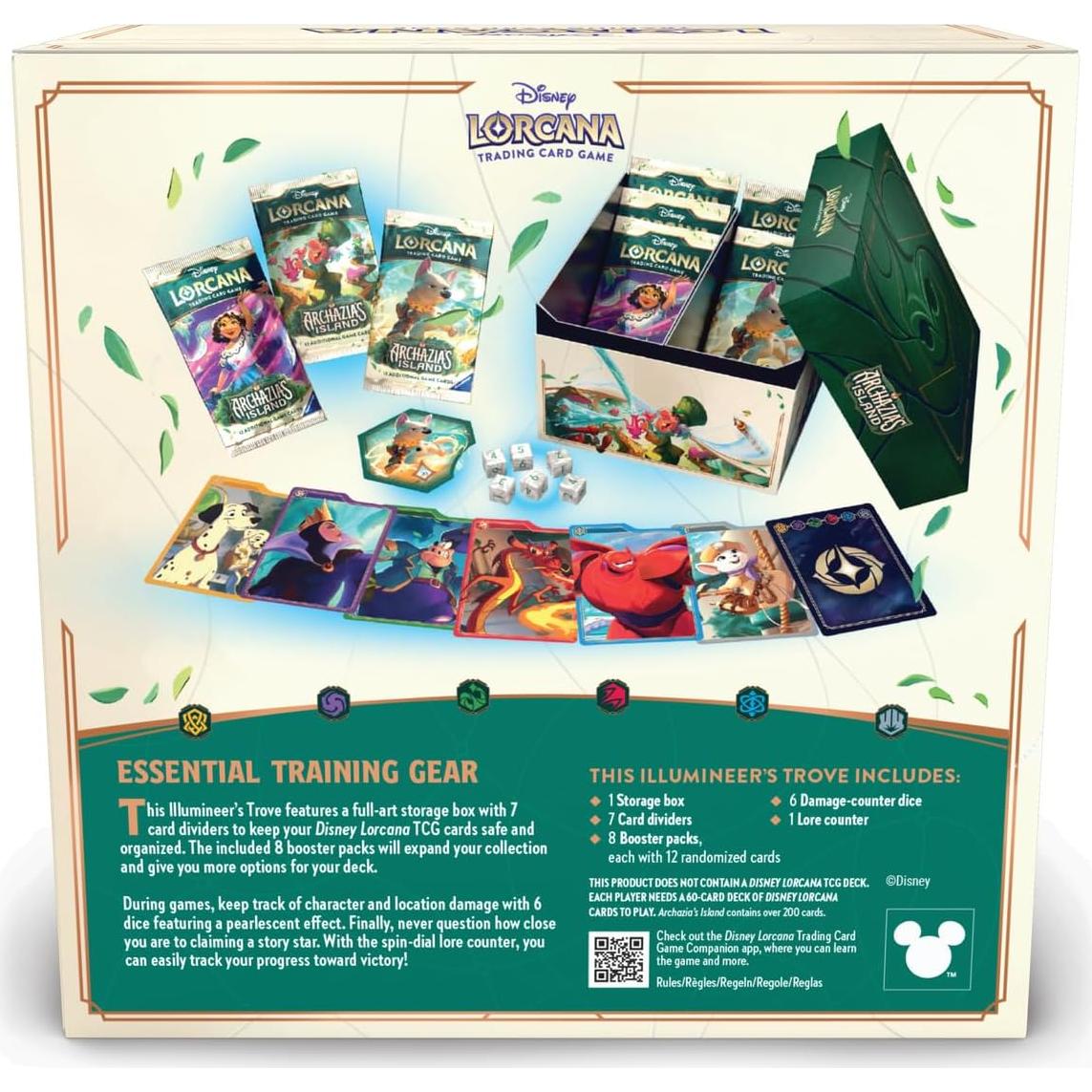 Trove del Iluminador Ravensburger para Disney Lorcana | Almacenamiento y 8 Paquetes