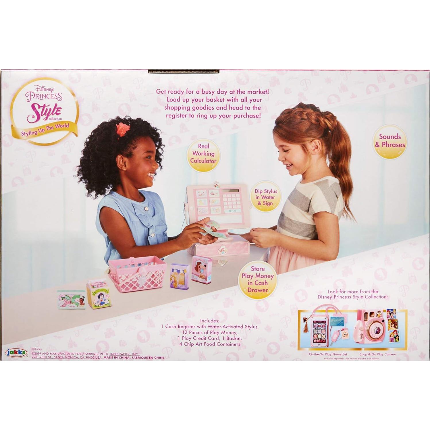 Set de Mercado con Caja Registradora Disney Princesa - 16 Piezas