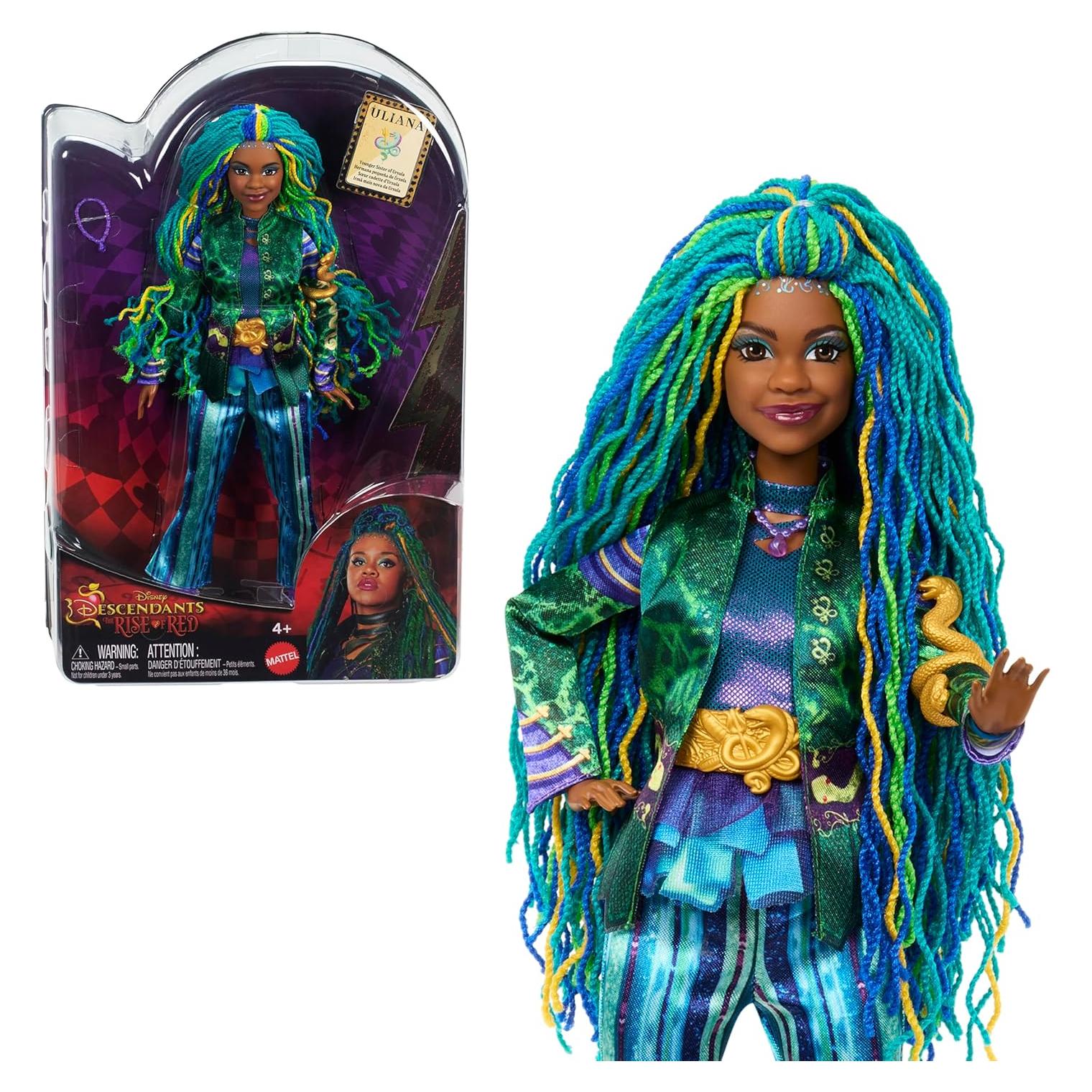 Muñeca Uliana Mattel Disney Descendants 27.94 cm con Collar