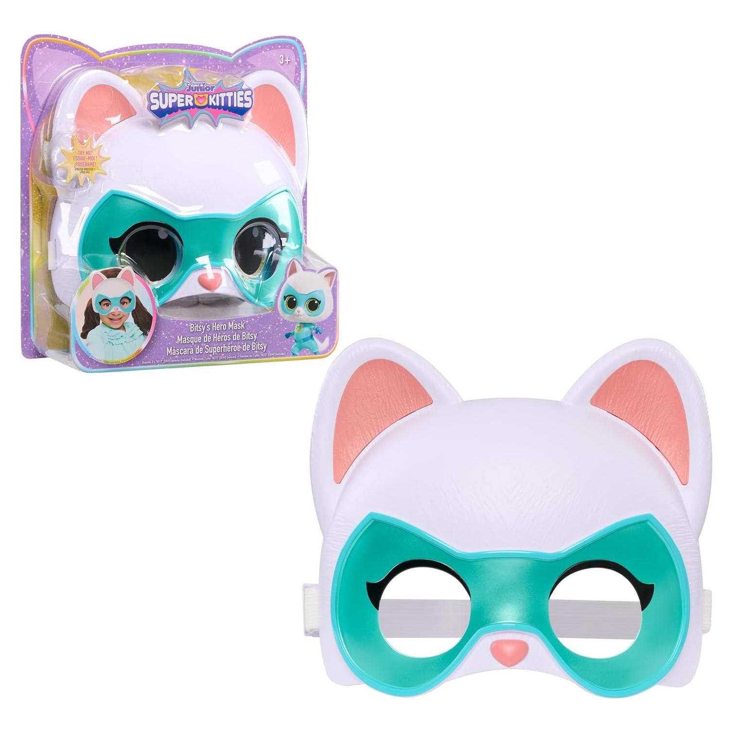 Máscara de héroe Bitsy SuperKitties Just Play - Juguete 3 años+