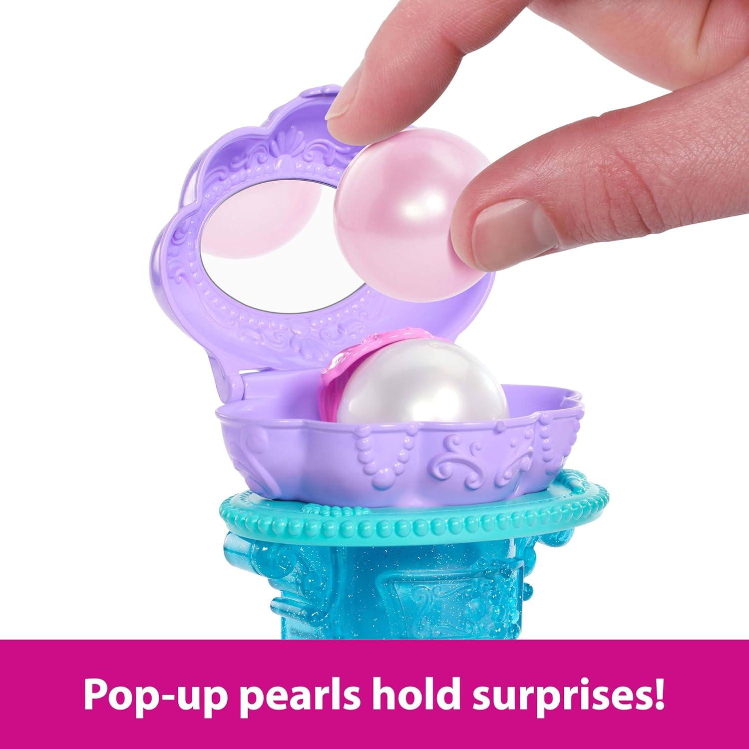 Muñeca Sirena Ariel Mattel con Tocador y 5 Accesorios