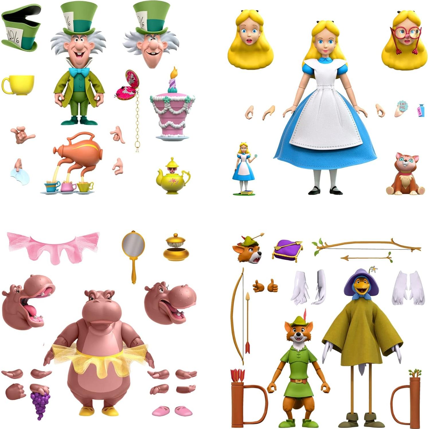 Figura de Acción Super7 Hipopótamo Hyacinth 17,78 cm Disney