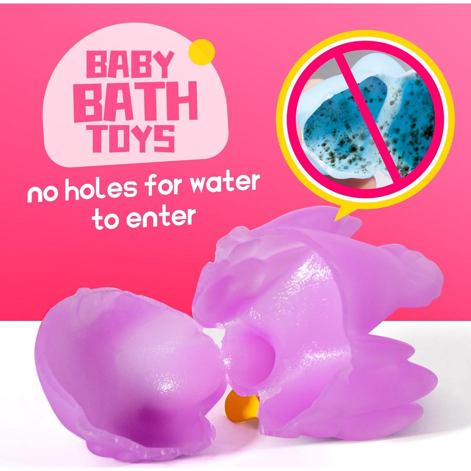 Juguetes de Baño Hely Cancy para Bebés - Sin Agujeros
