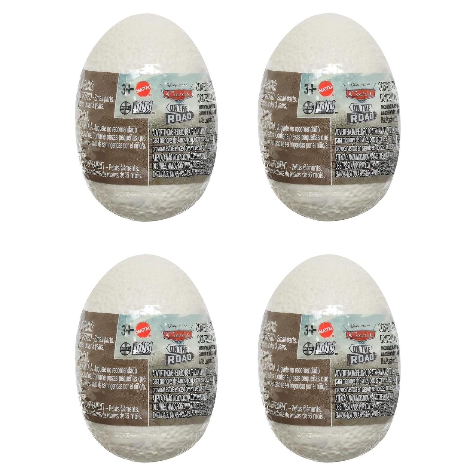 Set de 4 Mini Corredores Misteriosos Disney Cars en la Carretera