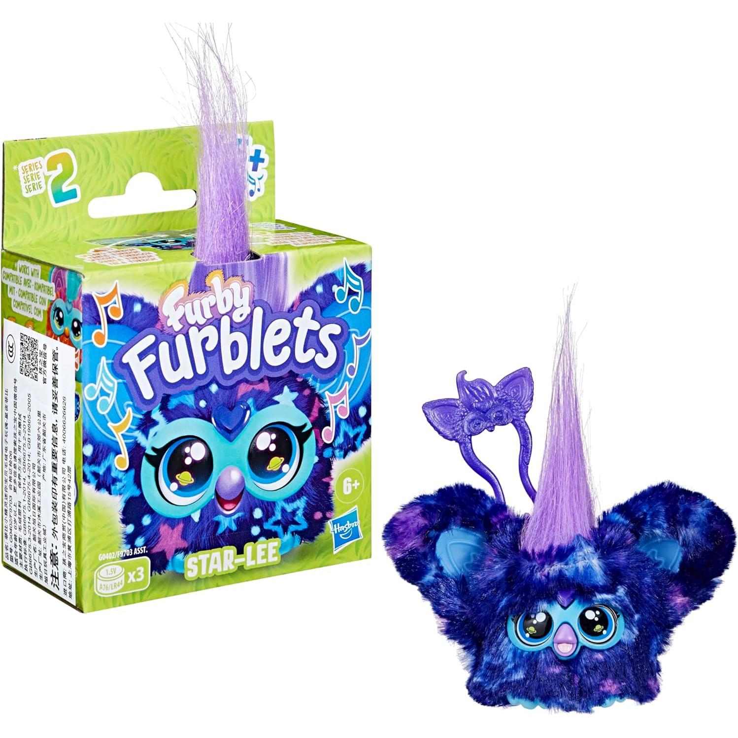 Furby Furblets Star-Lee Mini Juguete Electrónico Azul