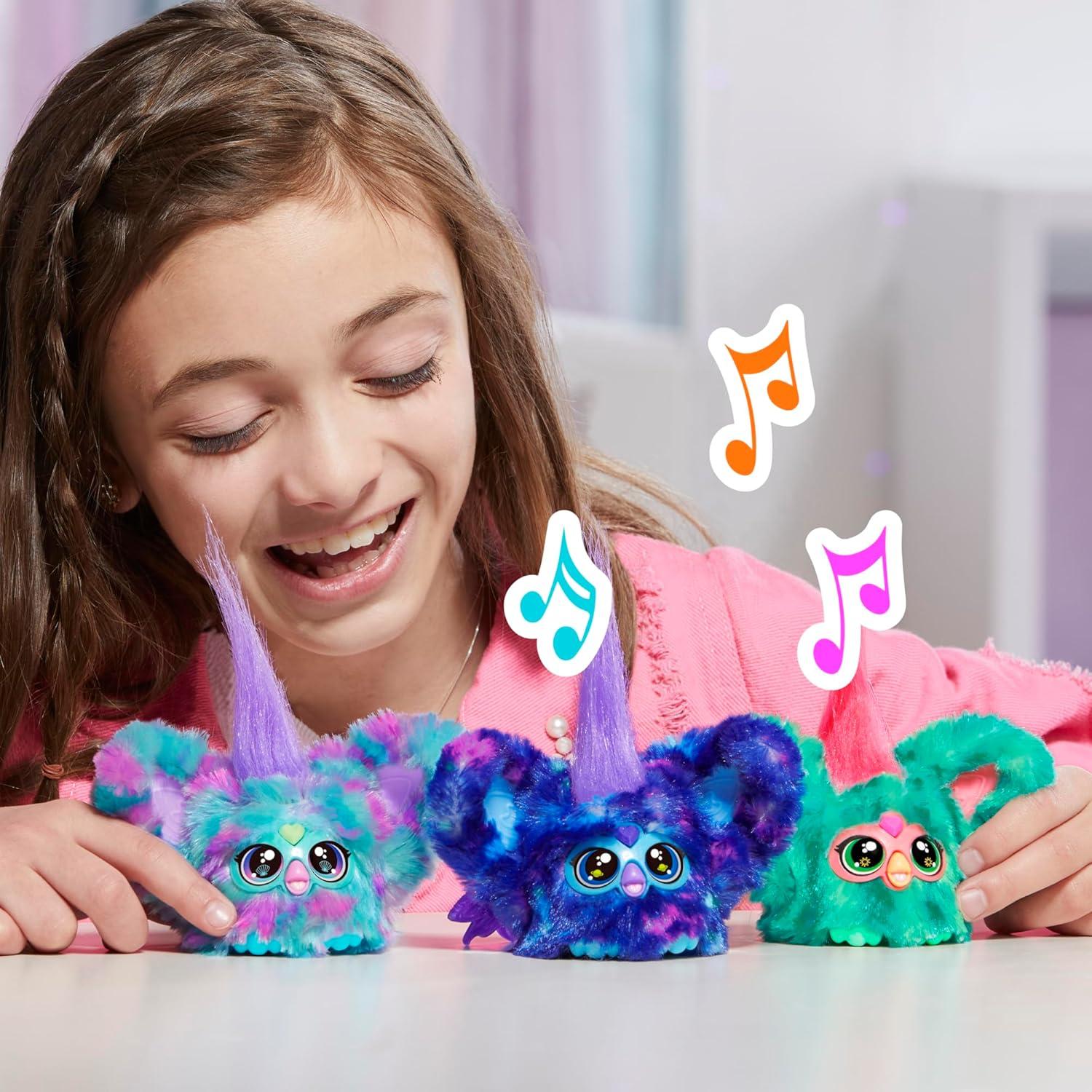 Furby Furblets Star-Lee Mini Juguete Electrónico Azul
