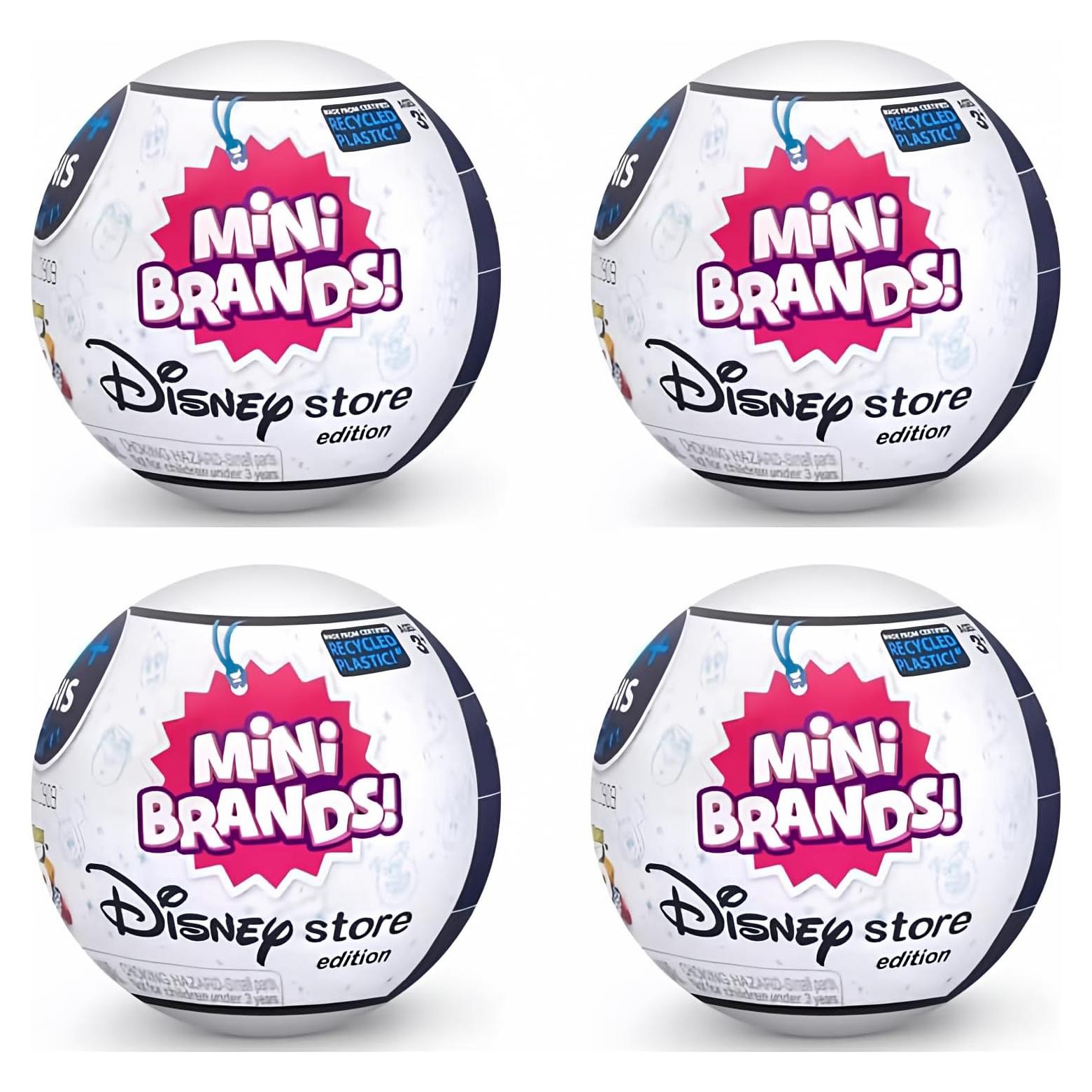 5 Sorpresas Mini Marcas Disney Store - 4 Cápsulas Coleccionables