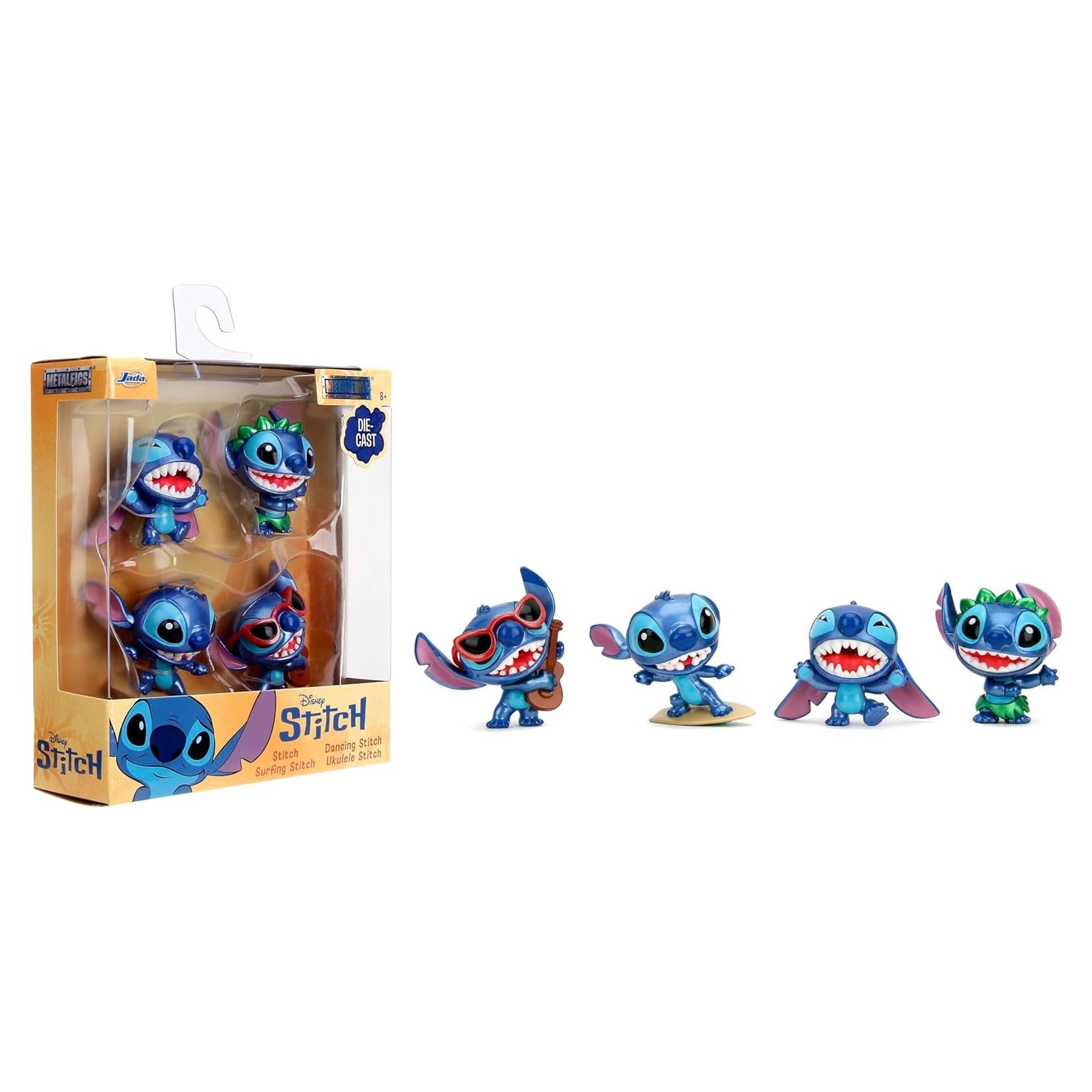 Figuras de Metal Jada Disney Stitch 4-Pack 6.35 cm