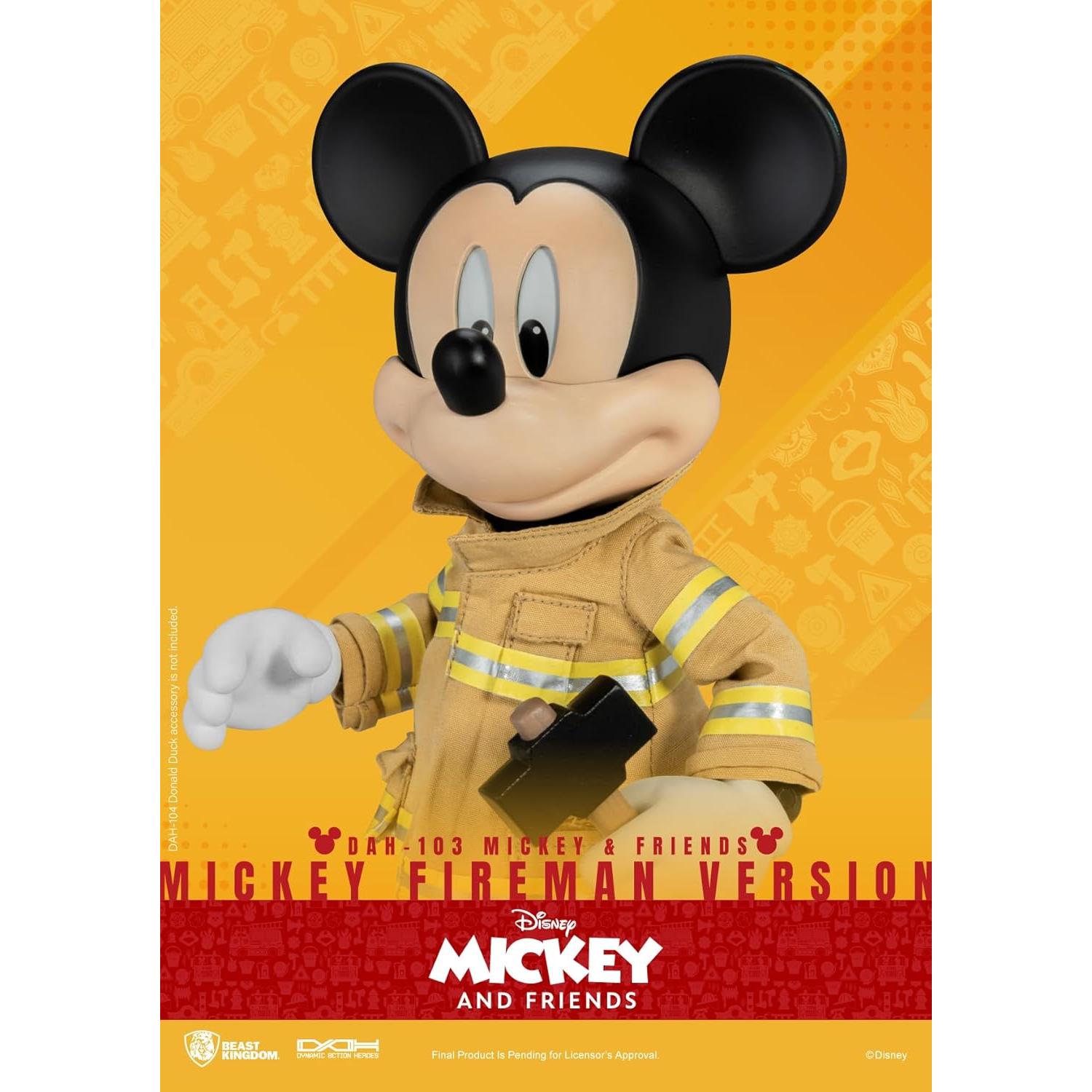 Figura Dinámica Mickey Bombero Beast Kingdom DAH-103