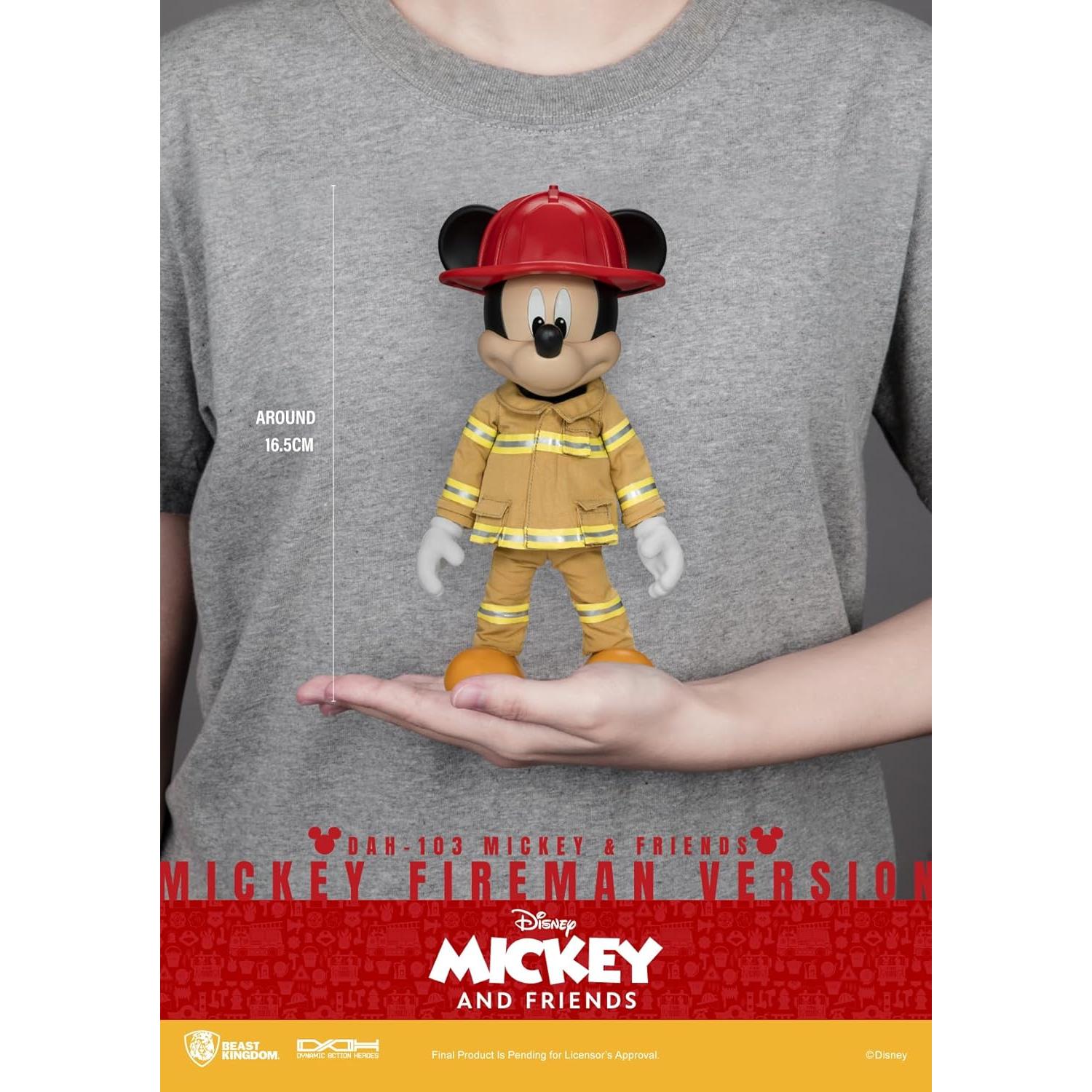 Figura Dinámica Mickey Bombero Beast Kingdom DAH-103