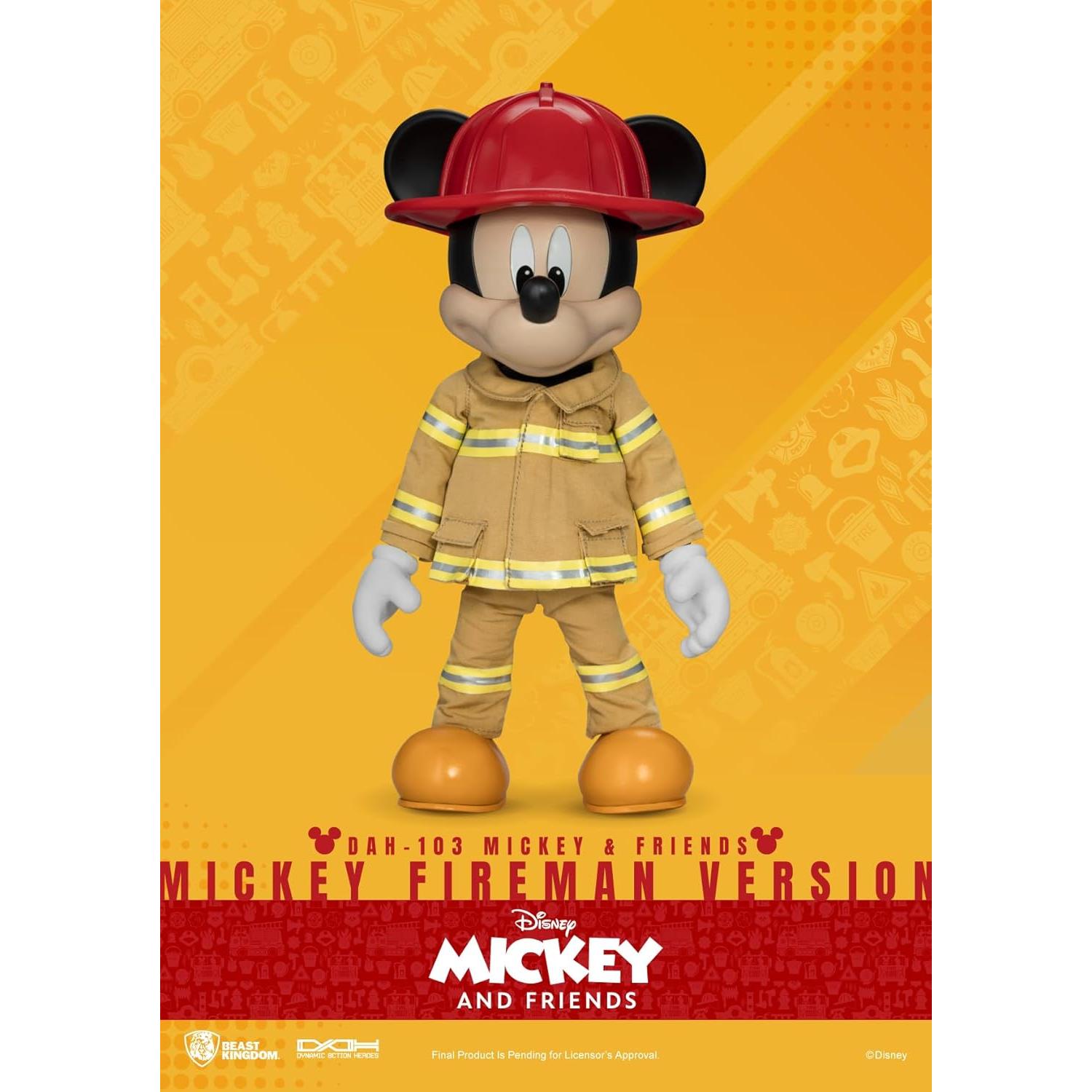 Figura Dinámica Mickey Bombero Beast Kingdom DAH-103