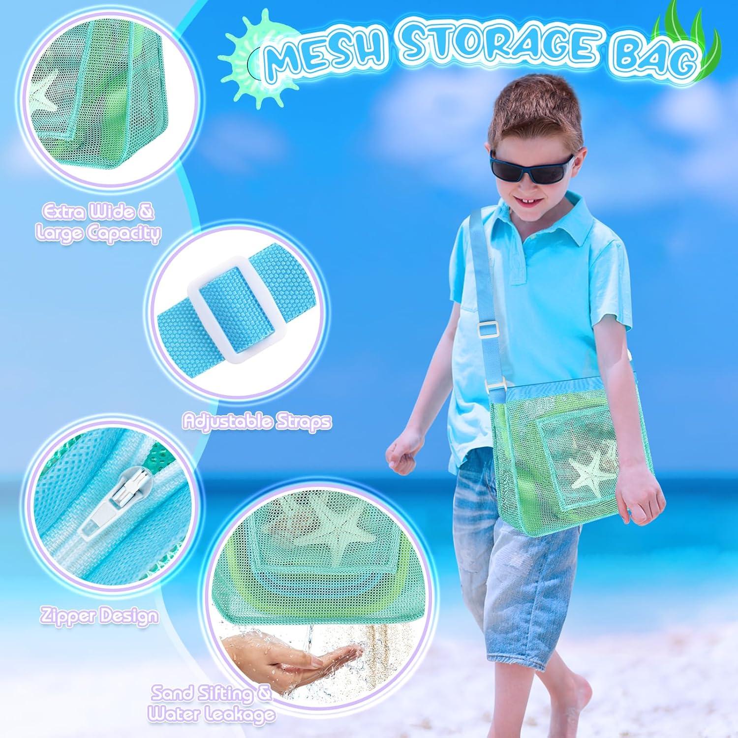 Juguetes de Playa FHOZGECY con 2 Cubos Plegables y Palas