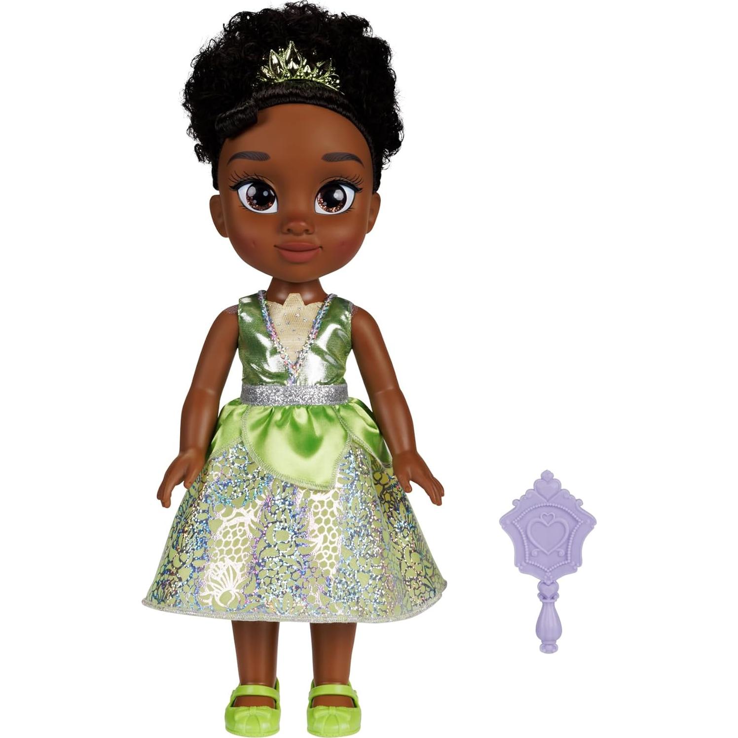 Muñeca Disney Princess Tiana 35.5 cm con Atuendo y Tiara