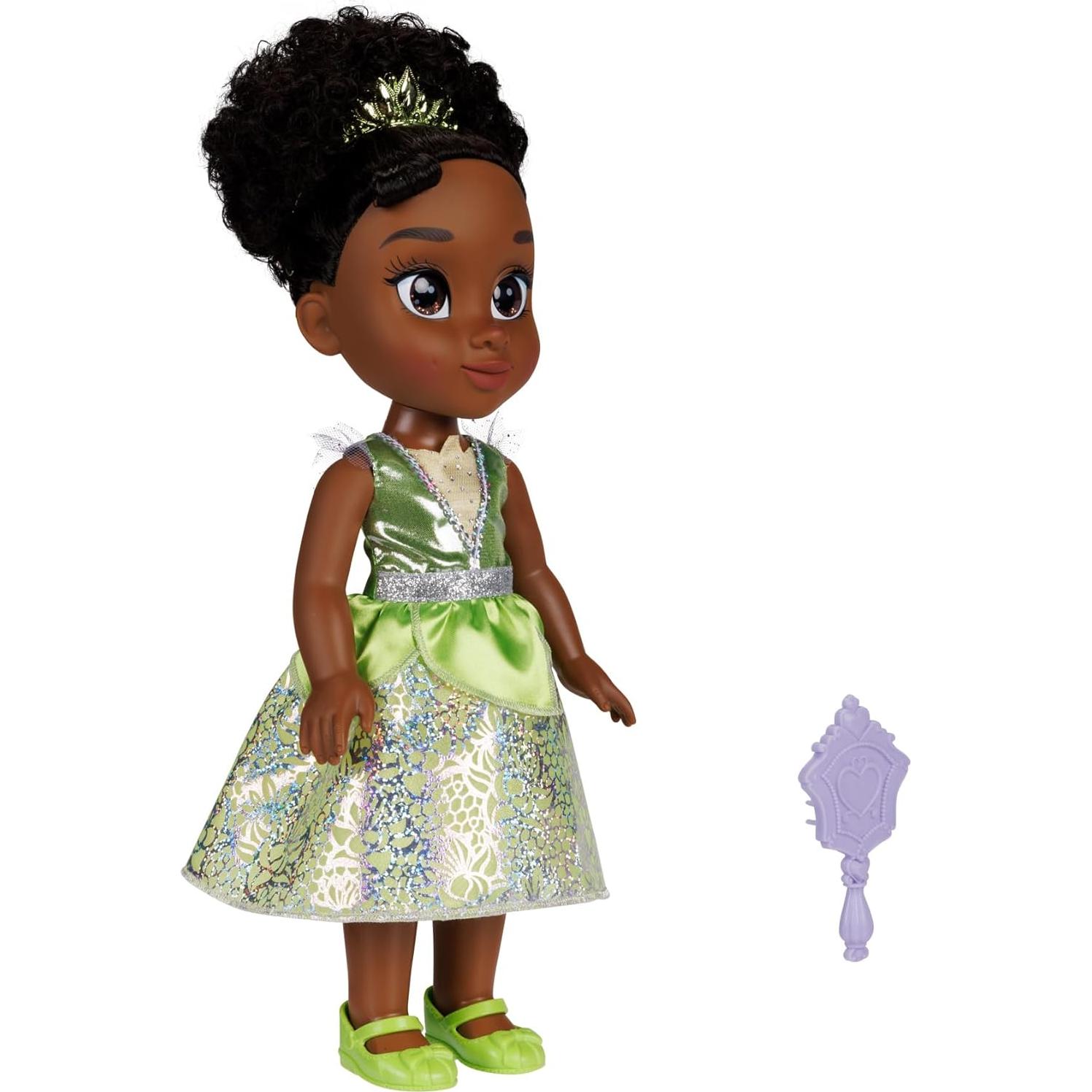 Muñeca Disney Princess Tiana 35.5 cm con Atuendo y Tiara