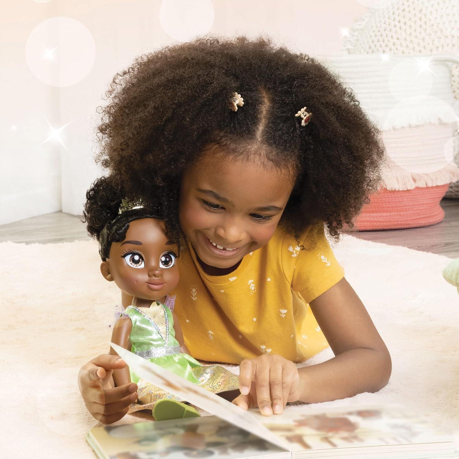 Muñeca Disney Princess Tiana 35.5 cm con Atuendo y Tiara