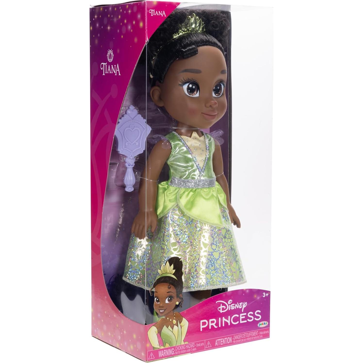 Muñeca Disney Princess Tiana 35.5 cm con Atuendo y Tiara