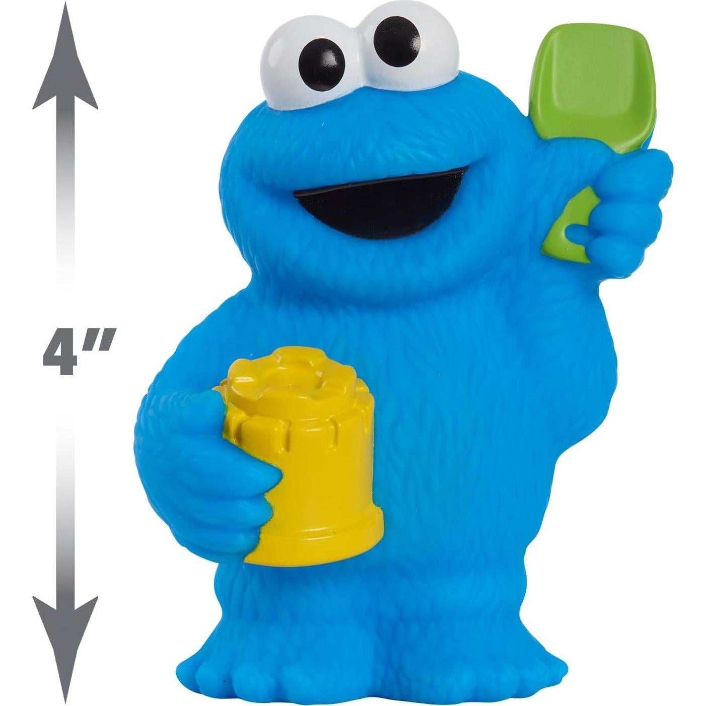 Conjunto de 3 Juguetes de Agua Plaza Sésamo Elmo Abby Cookie