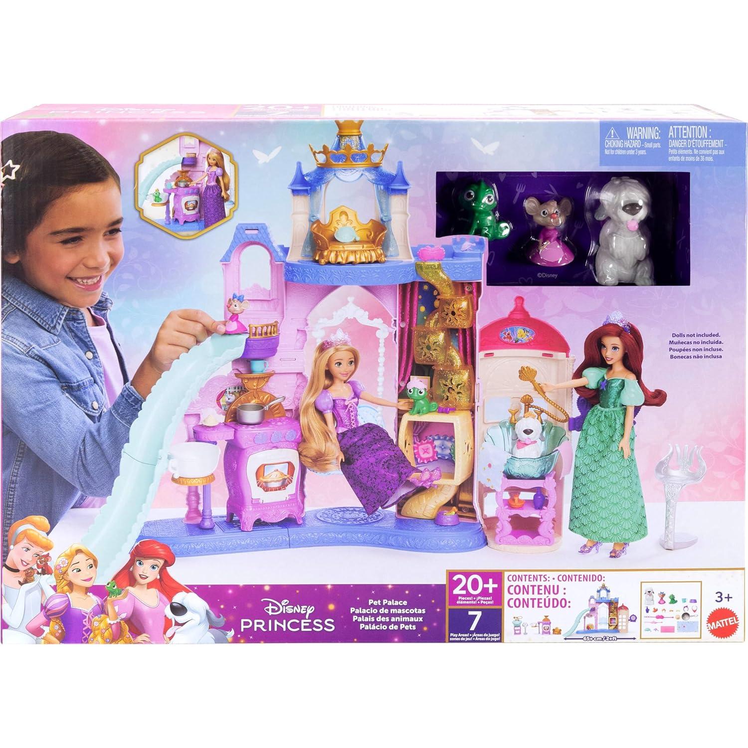 Juego Casa Mascotas Princesa Disney Mattel 31x67.5x51.5cm