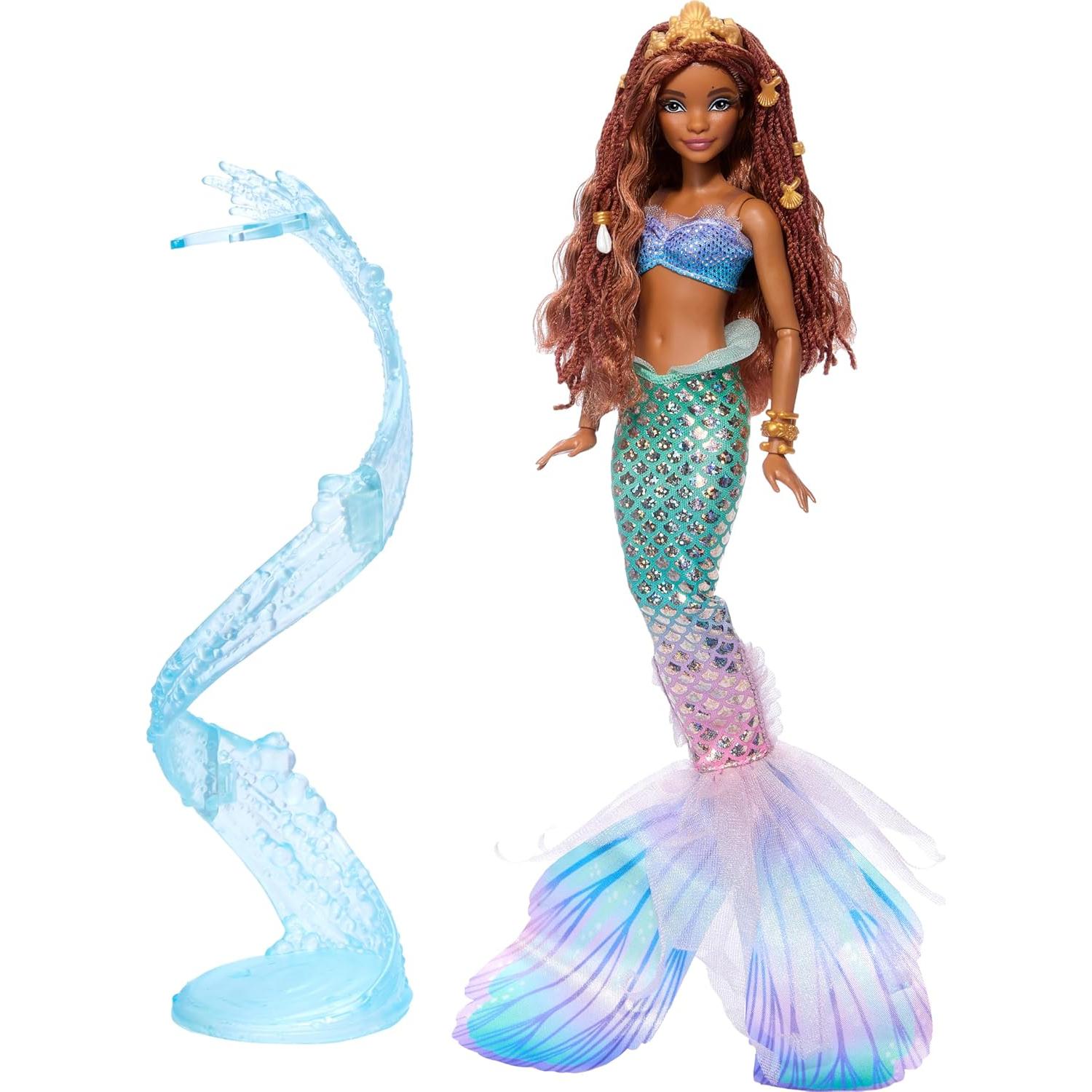 Muñeca Sirena Deluxe Ariel Mattel 38.74 cm con Joyas