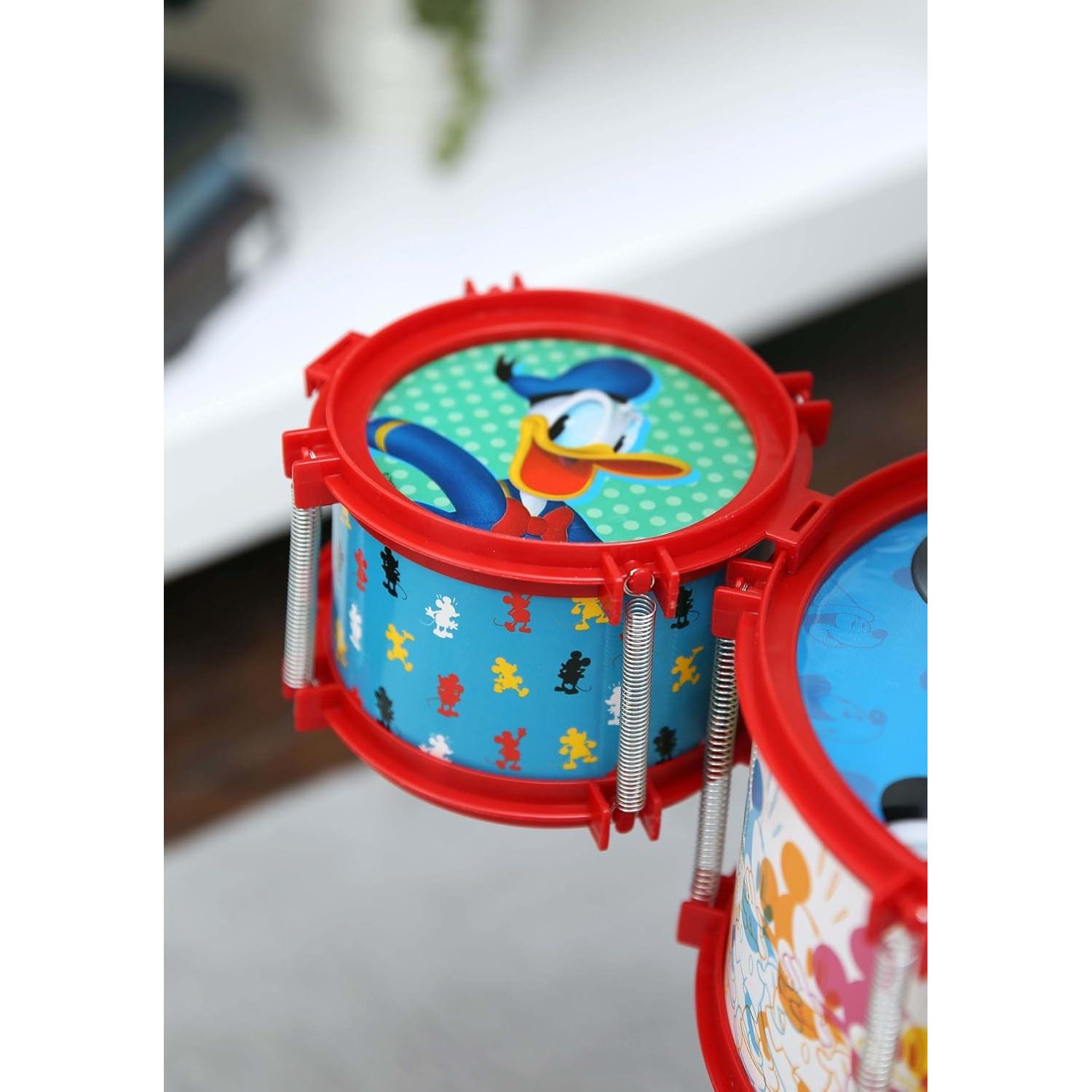 Conjunto de Tambores Mickey Mouse 3 Tambores y Platillo