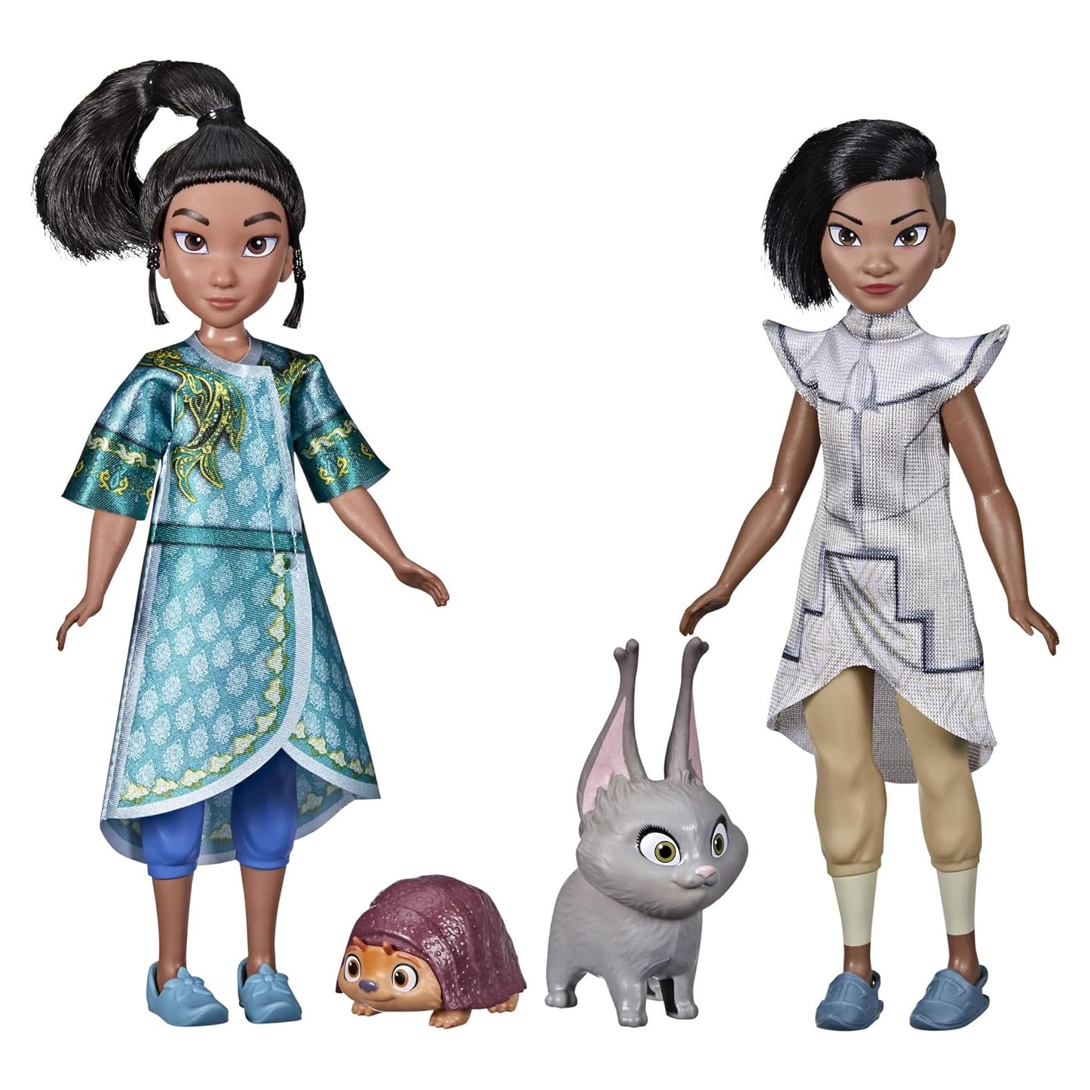 Muñecas Raya y Namaari Disney 2-Pack con amigos