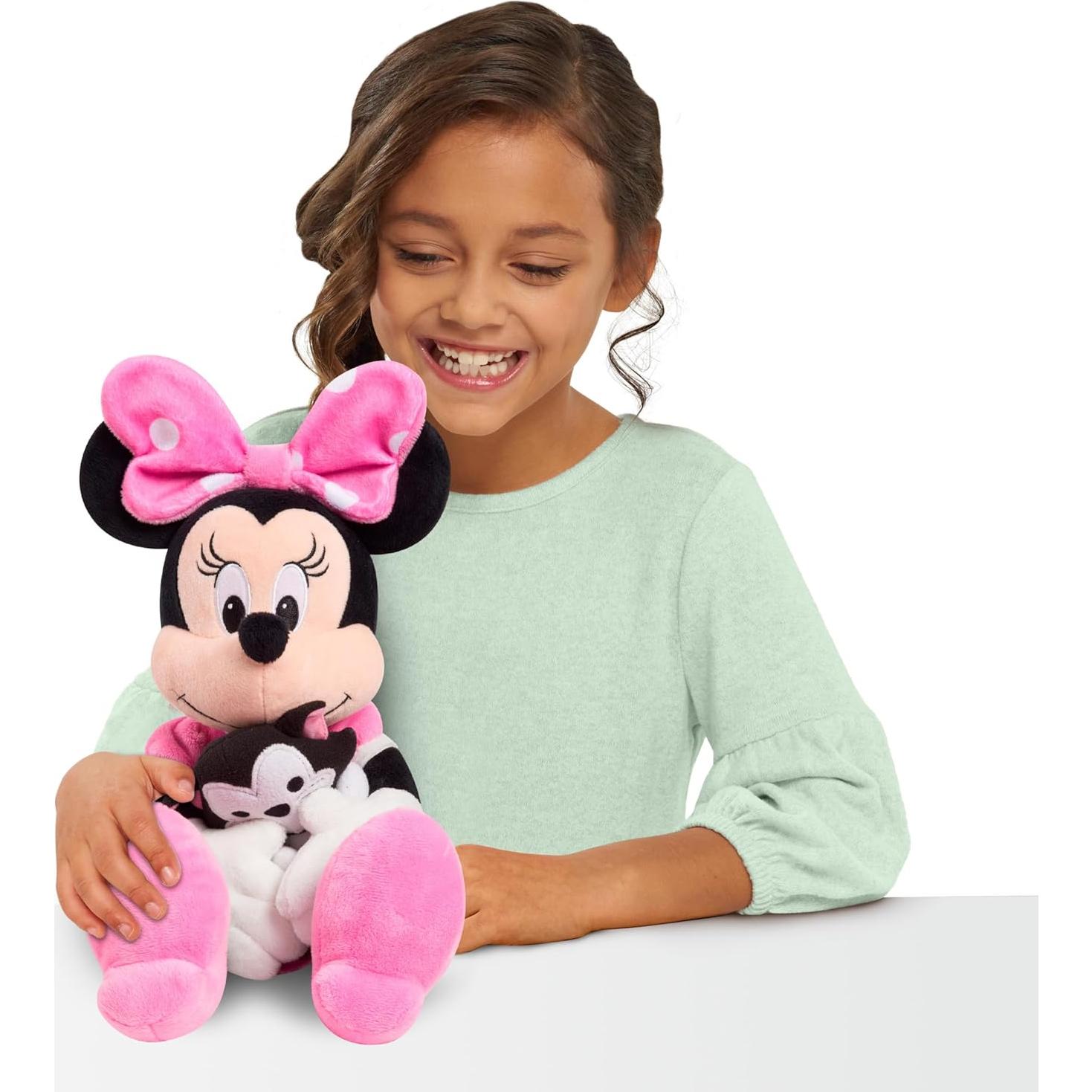 Peluche Minnie Mouse y Figaro Just Play 31.75 cm para Niños
