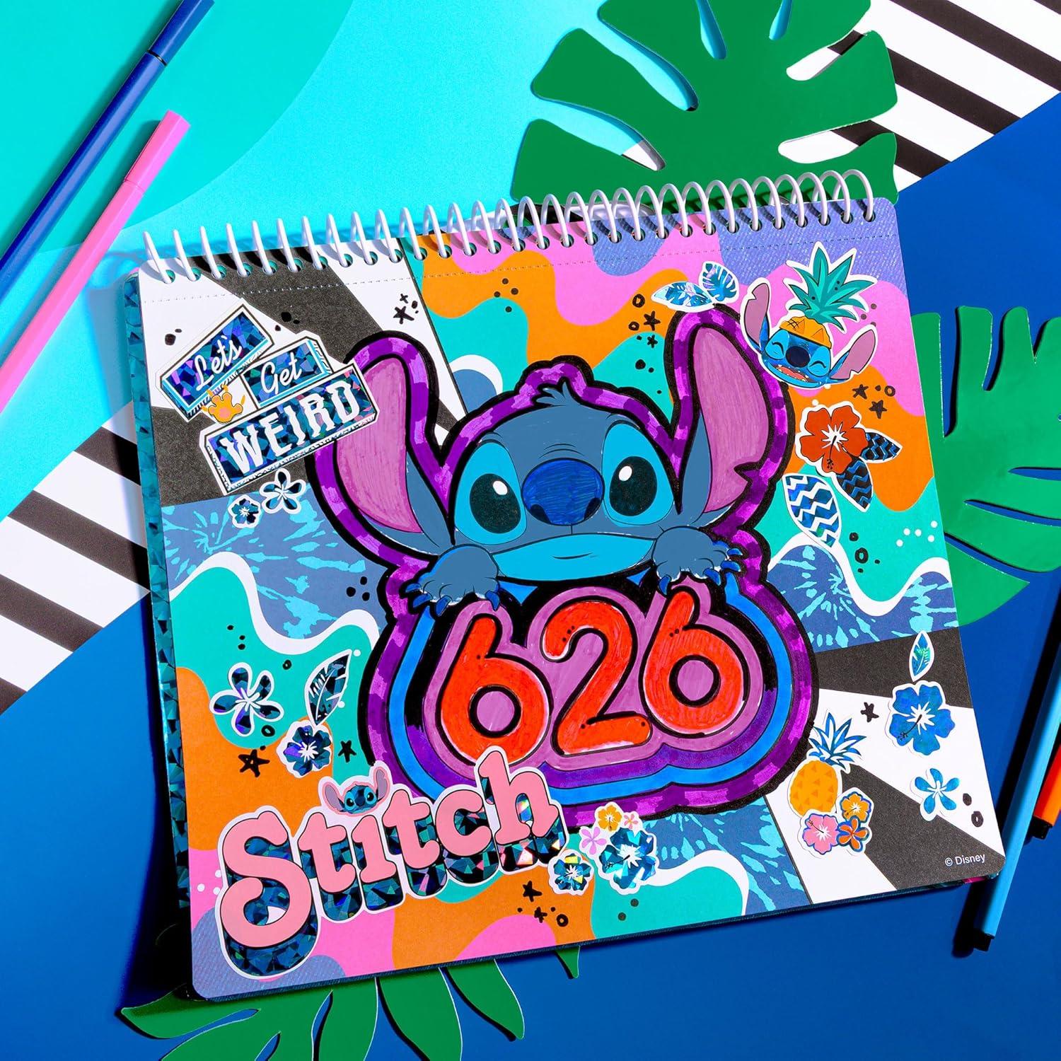 Conjunto de Diseño Stitch Disney con 15 Pósters y Stickers