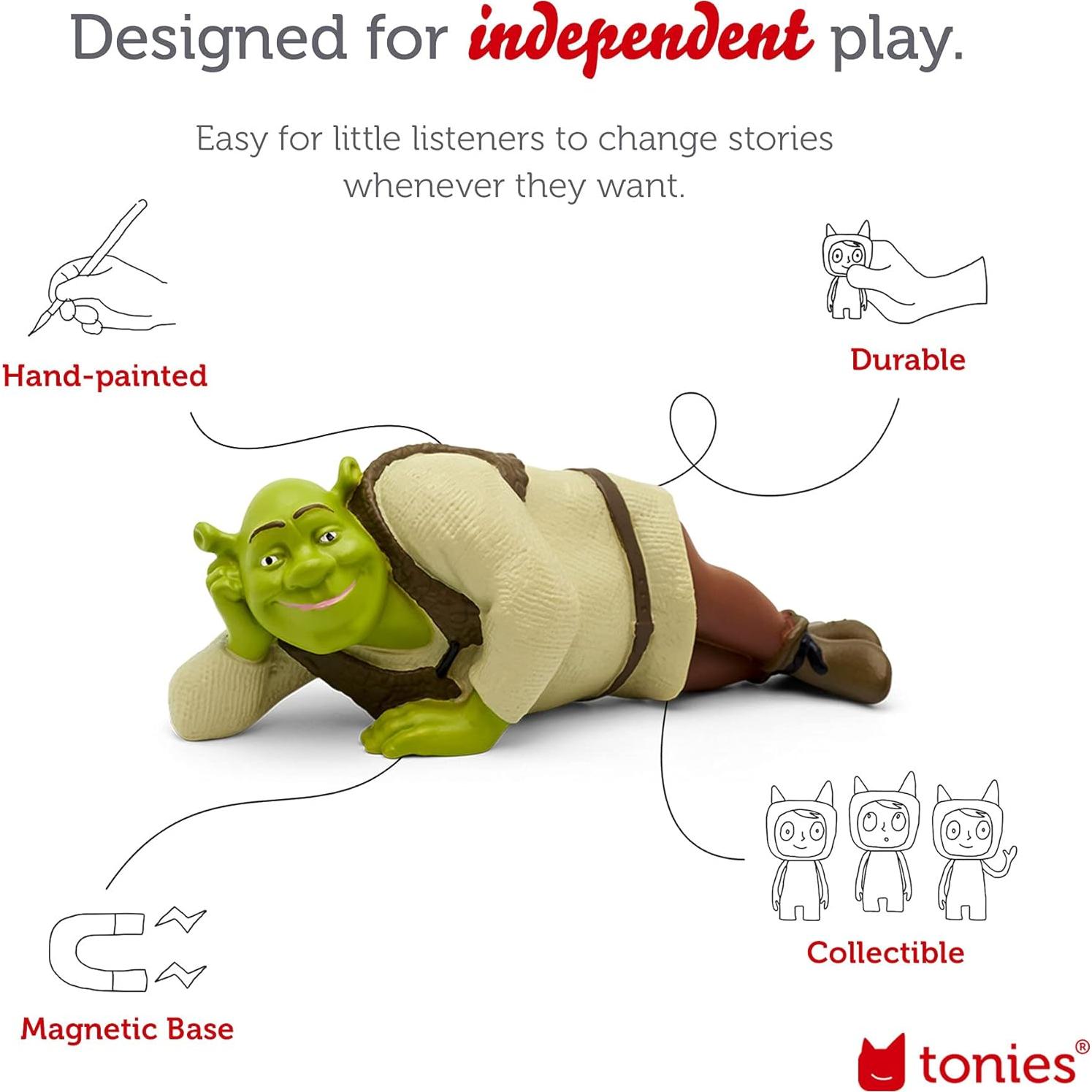 Figurita de Audio Tonies Shrek 10 Capítulos 90 Minutos