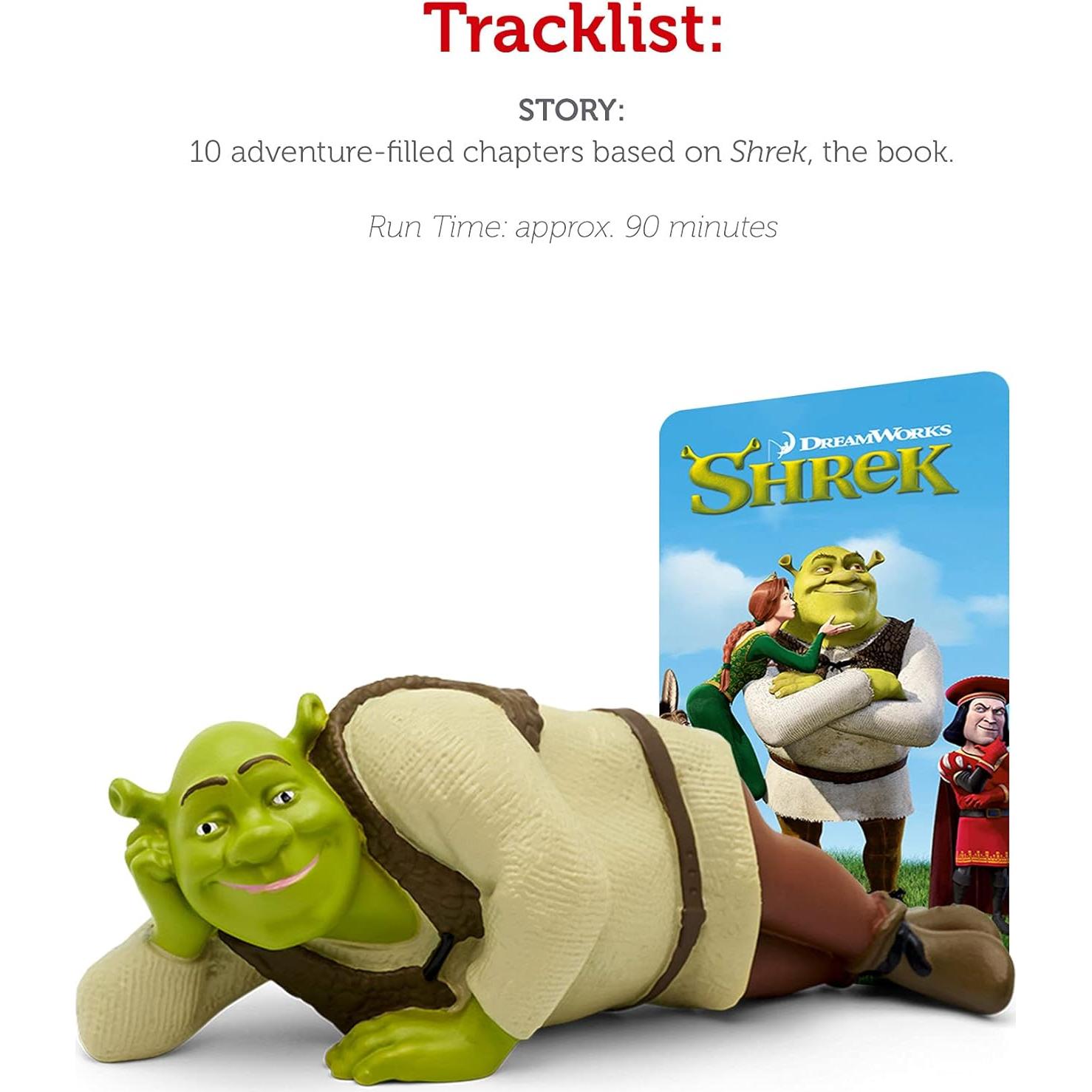 Figurita de Audio Tonies Shrek 10 Capítulos 90 Minutos