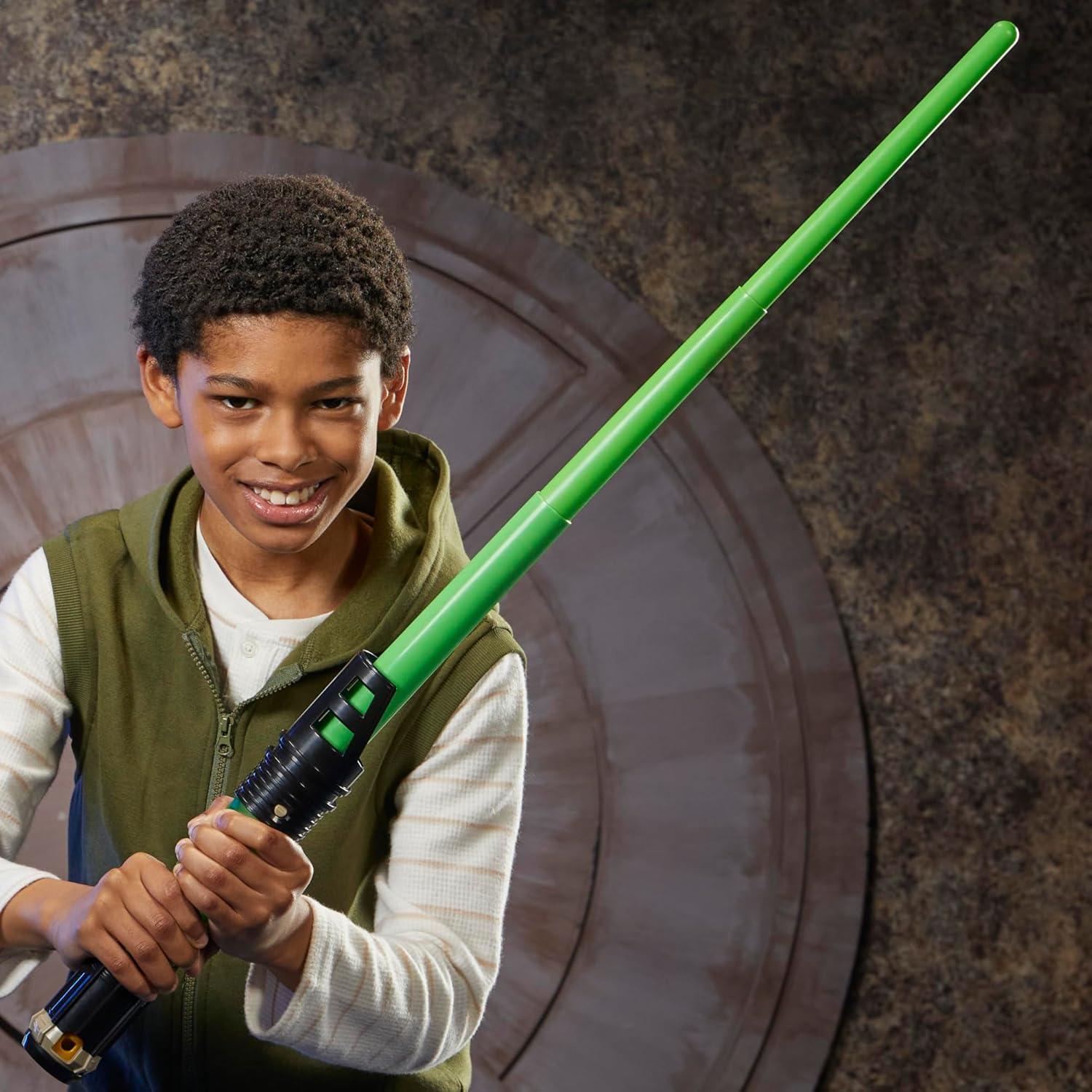 Sable de Luz Forja Kyber Luke Skywalker Verde Hasbro