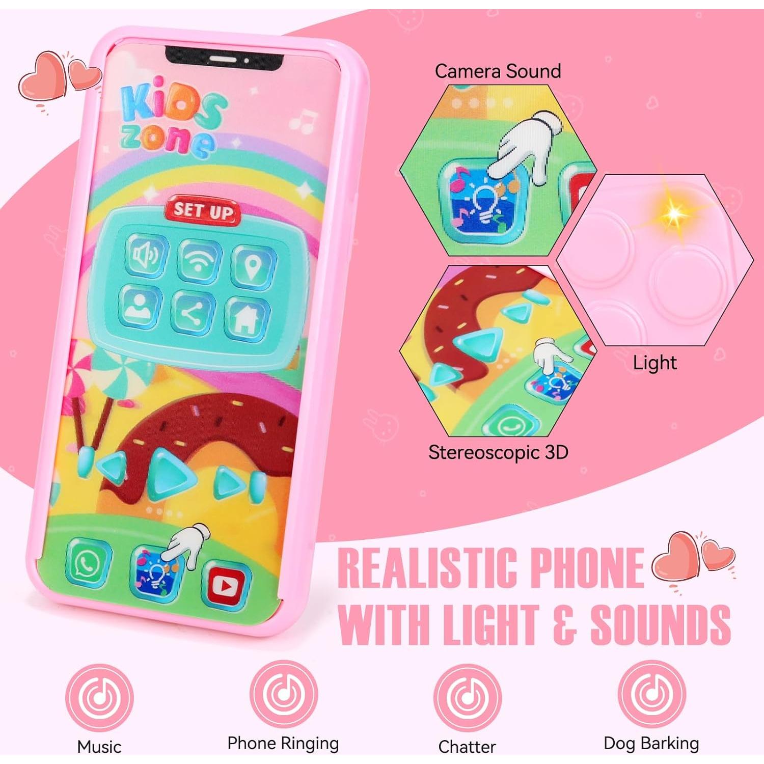 Bolsa de Juego de Princesa Mytothfy con Maquillaje y Accesorios