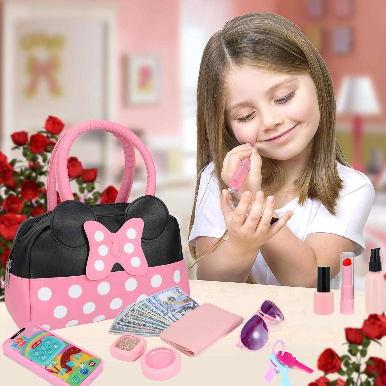 Bolsa de Juego de Princesa Mytothfy con Maquillaje y Accesorios
