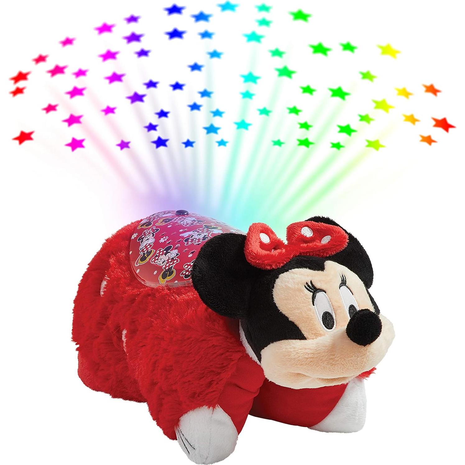 Pillow Pets Minnie Mouse Luz Nocturna Proyector Estrellas
