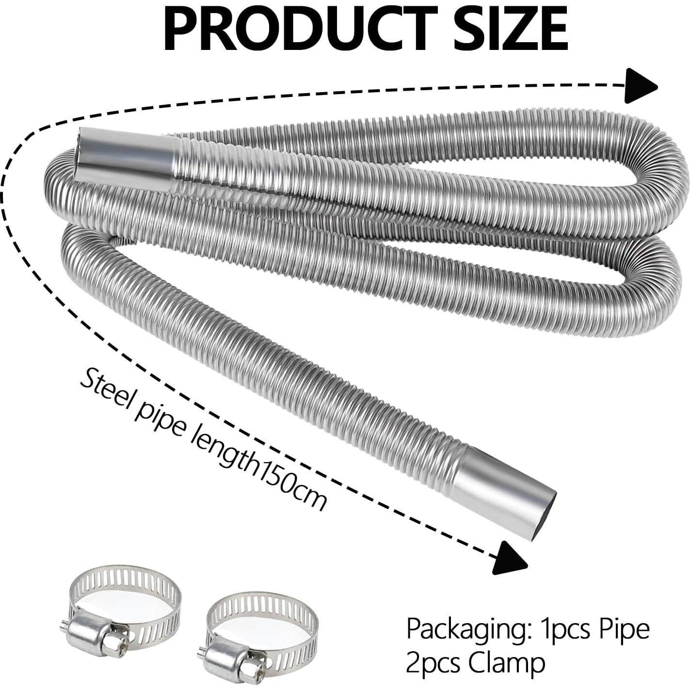 Tubería de Escape de Calentador Diesel Hbxdeco 149.86 cm