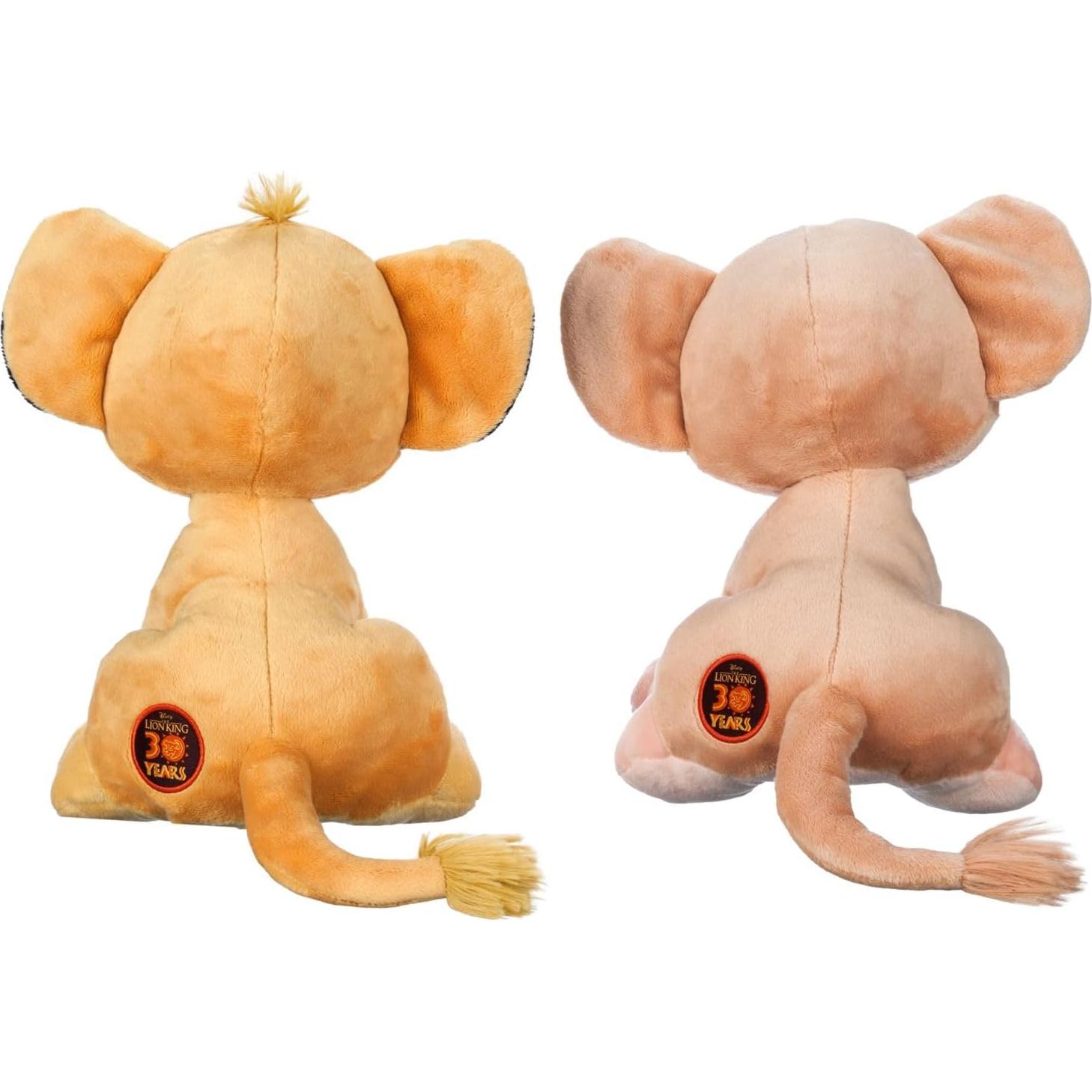 Conjunto de Peluches Simba y Nala Disney 30 Aniversario 27.94 cm