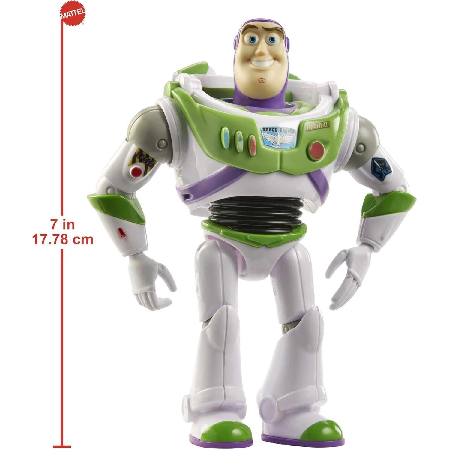 Figura de acción Mattel Buzz Lightyear 18 cm posable