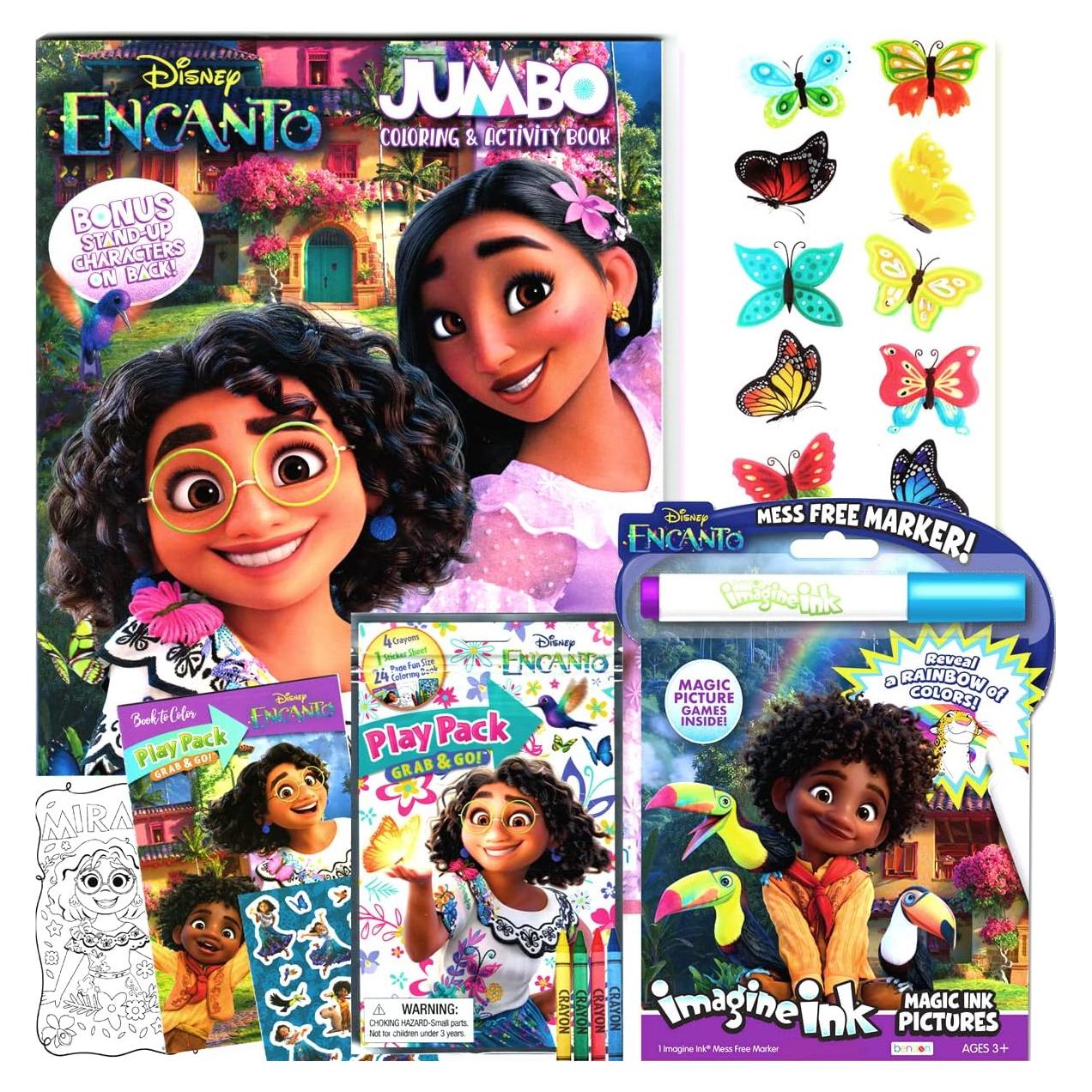Set de Libros para Colorear Disney Encanto con Stickers