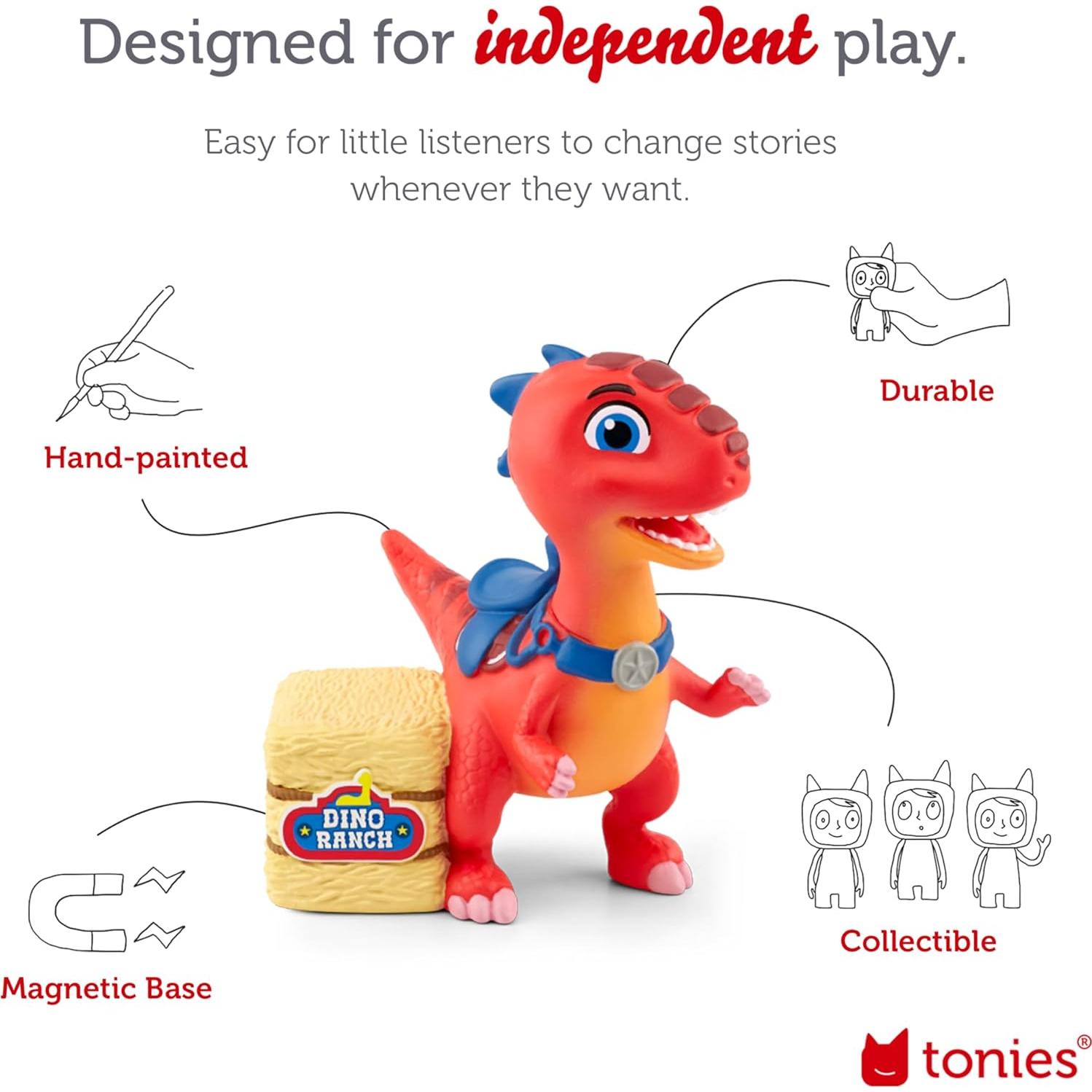 Figurita Audio Tonies Dino Ranch Jon y Miguel 48 min