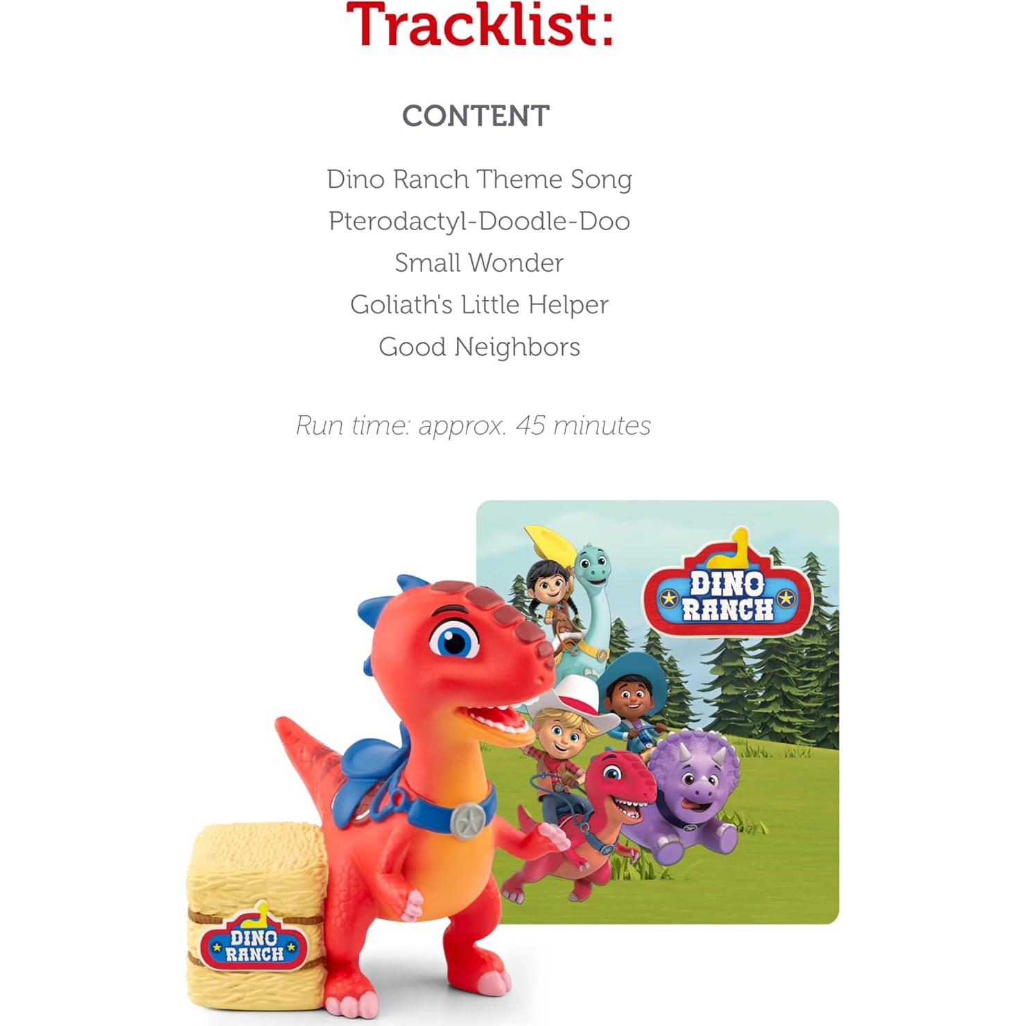 Figurita Audio Tonies Dino Ranch Jon y Miguel 48 min