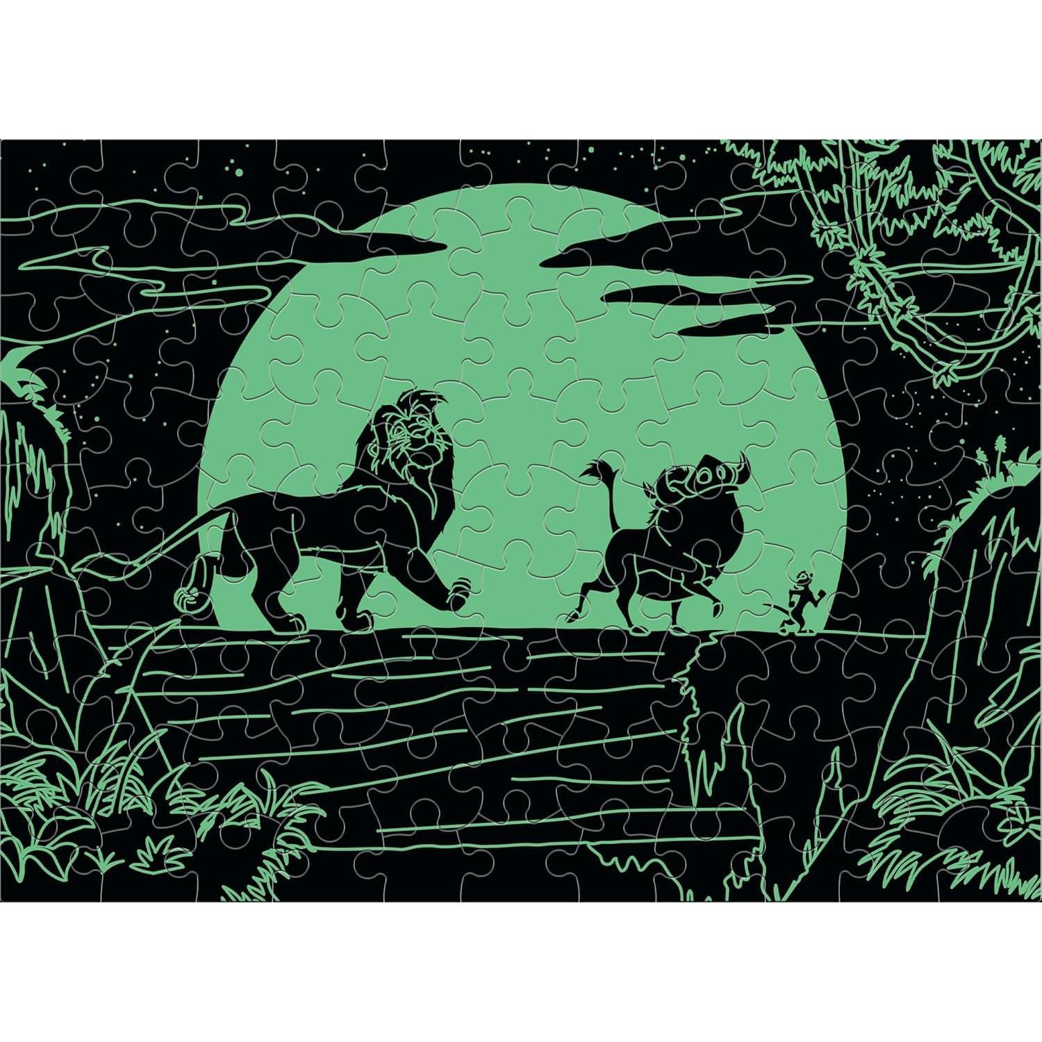 Rompecabezas Ceaco Disney El Rey León 100 Piezas Brilla en la Oscuridad