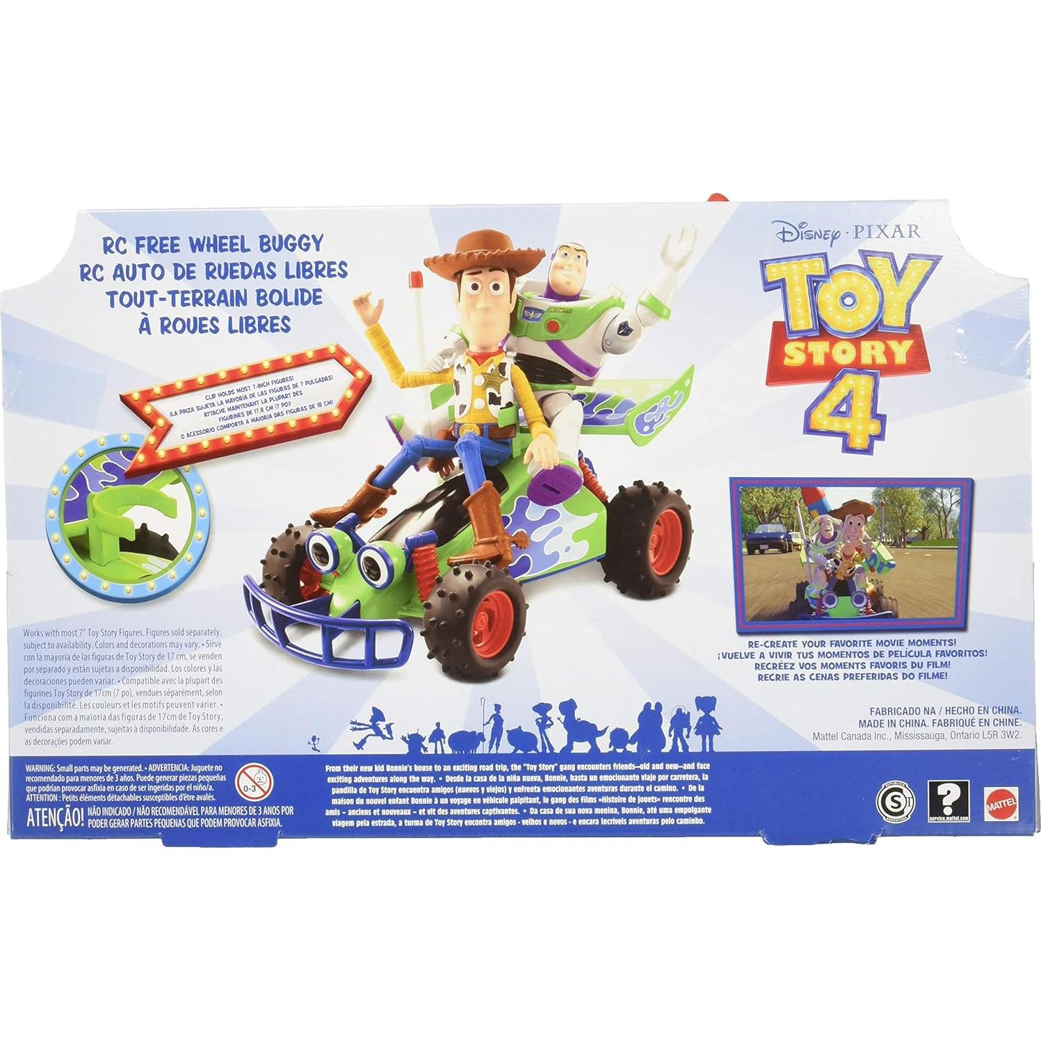 Coche Buggy RC Toy Story 4 Disney Pixar 17.78x33.02cm
