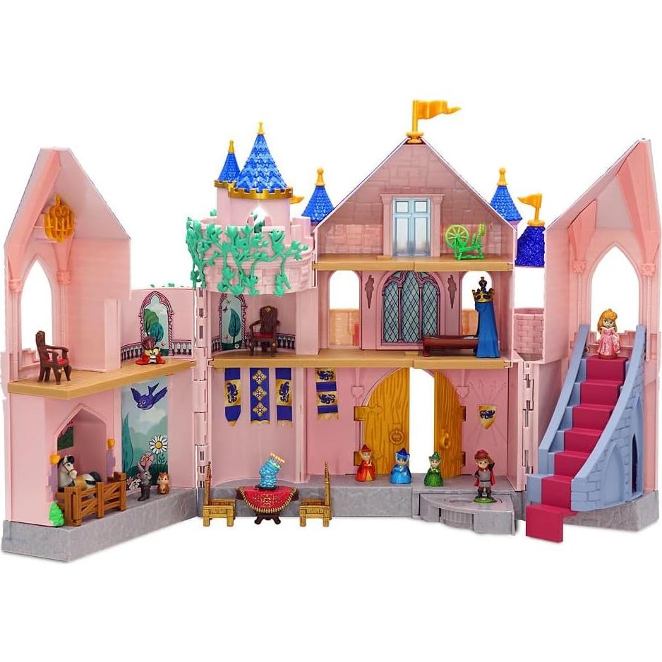 Casa de Muñecas Disney Deluxe Castillo 17 Piezas Interactivo