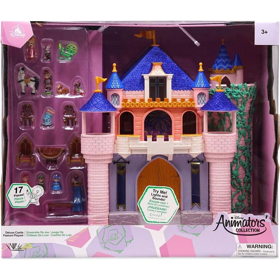 Casa de Muñecas Disney Deluxe Castillo 17 Piezas Interactivo