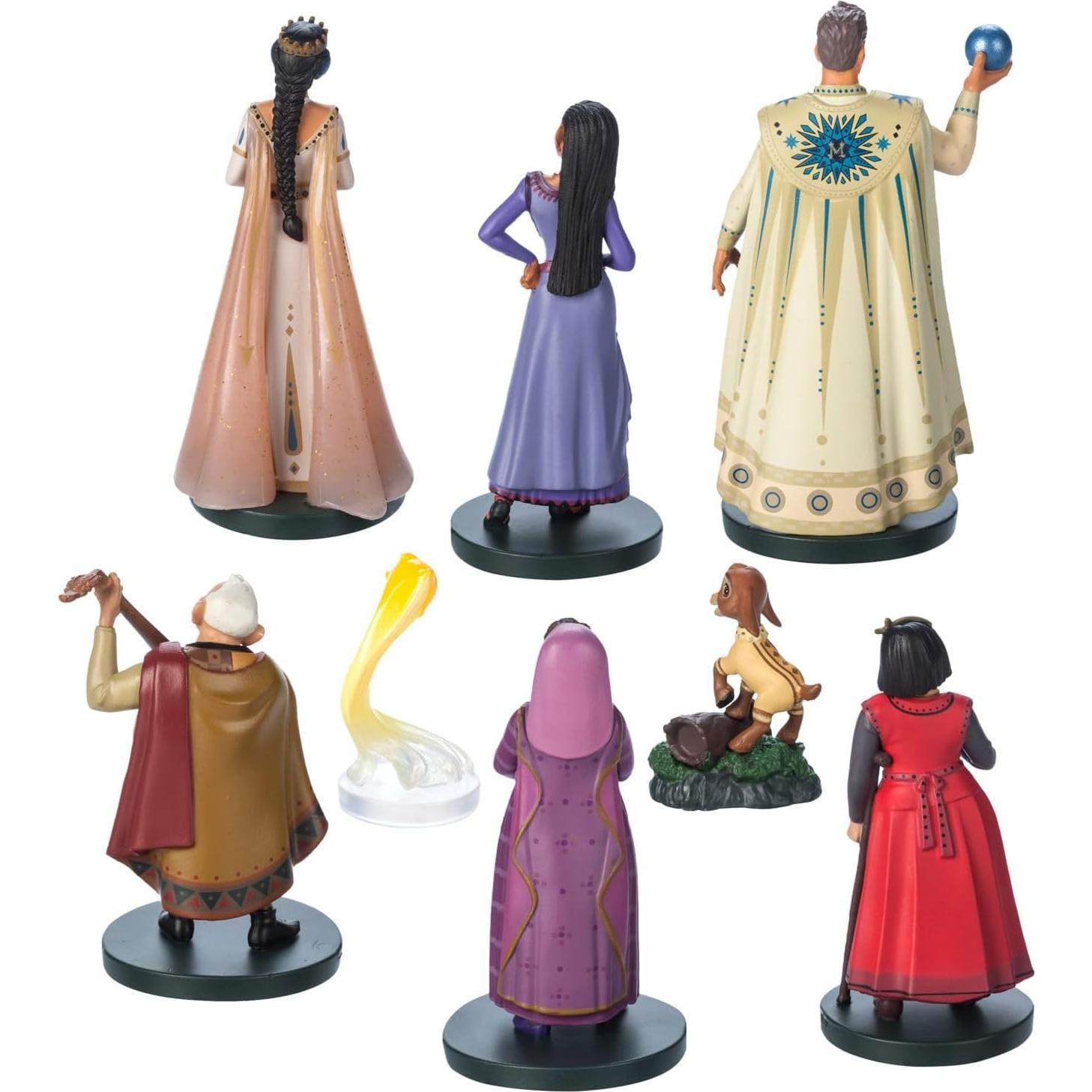 Juego de Figuras Disney Wish - 8 Piezas - Aventura Mágica