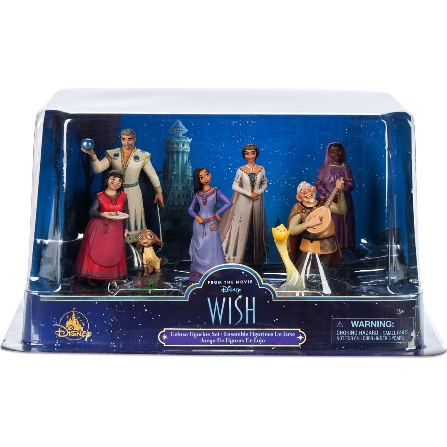 Juego de Figuras Disney Wish - 8 Piezas - Aventura Mágica