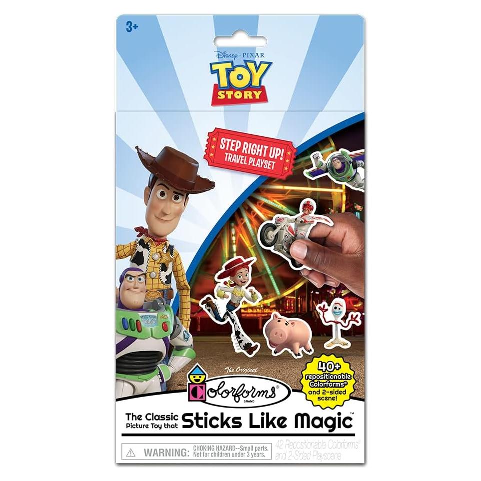 Set de Viaje Colorforms Toy Story - Stickers Reutilizables