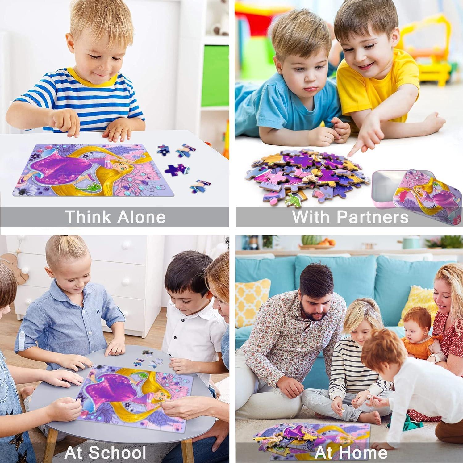 Rompecabezas LELEMON 60 Piezas para Niños 4-8 Años