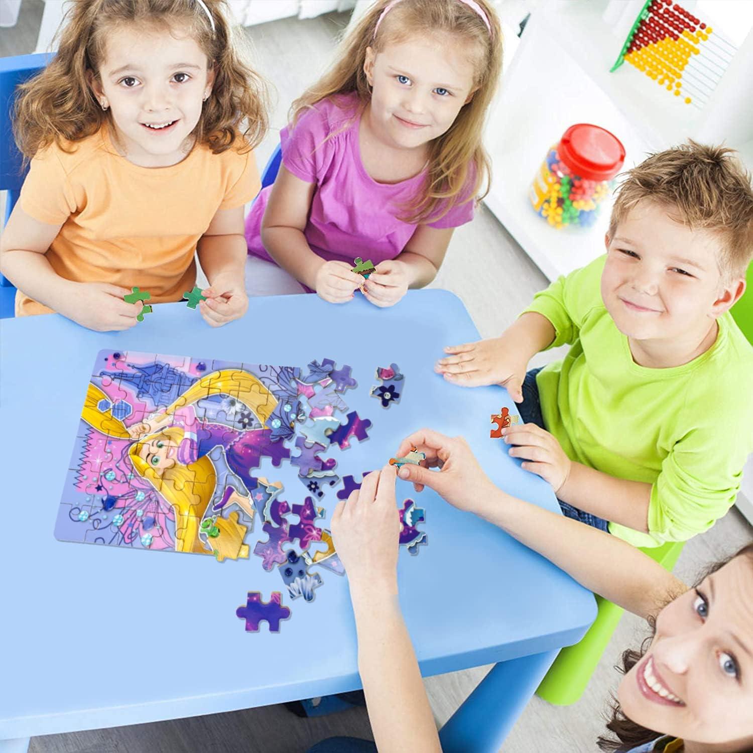 Rompecabezas LELEMON 60 Piezas para Niños 4-8 Años